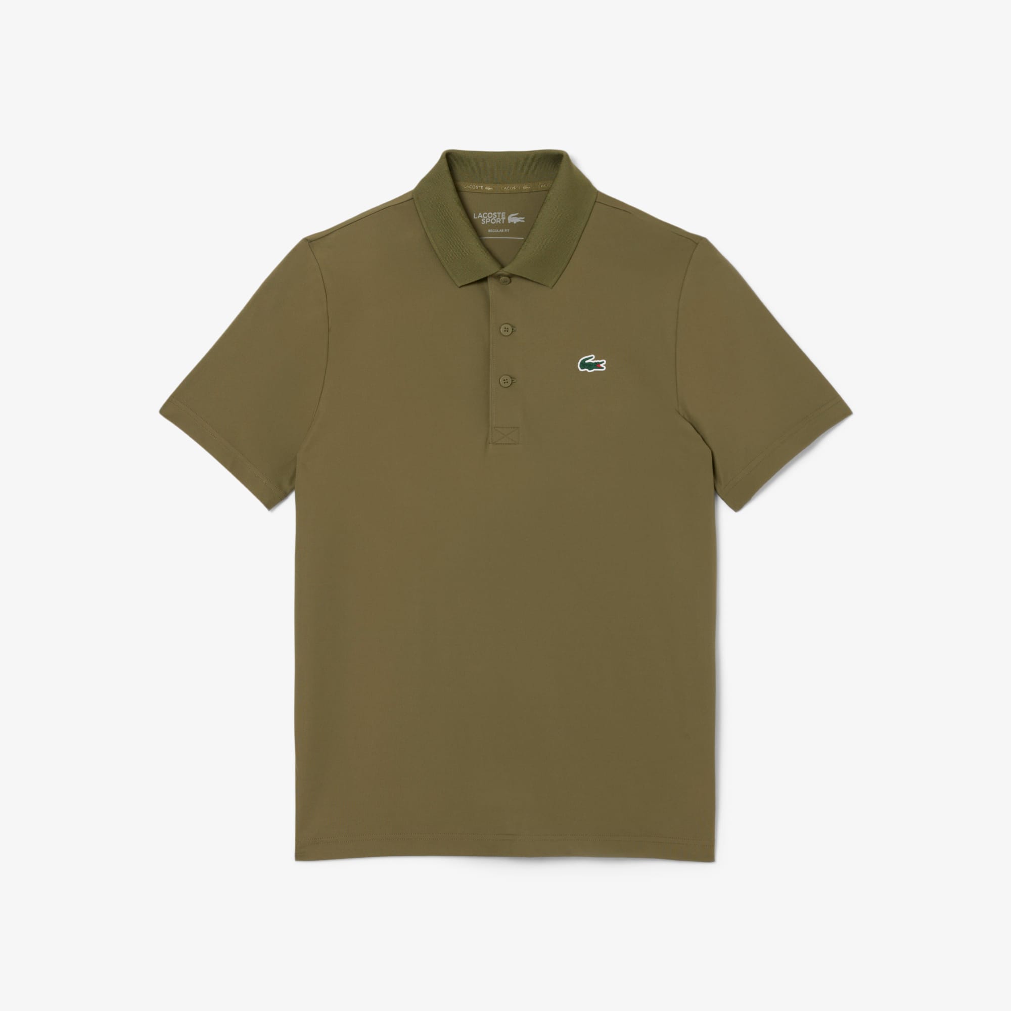 Men's Regular Fit UV Protect Golf Polo - Khaki Green