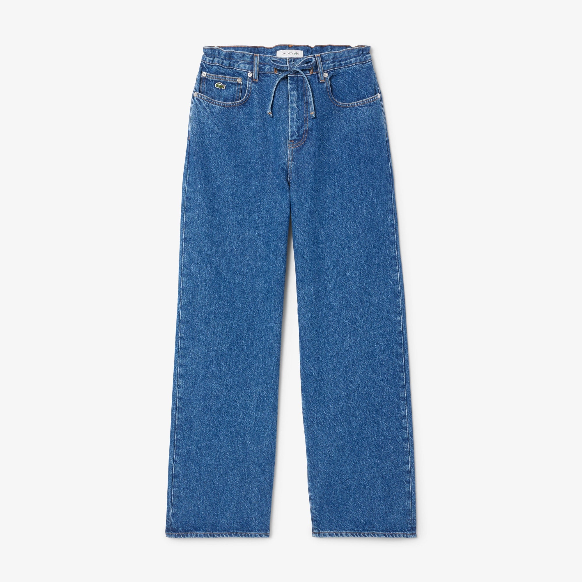 Women's Wide Leg Denim Jeans - Blue Chine