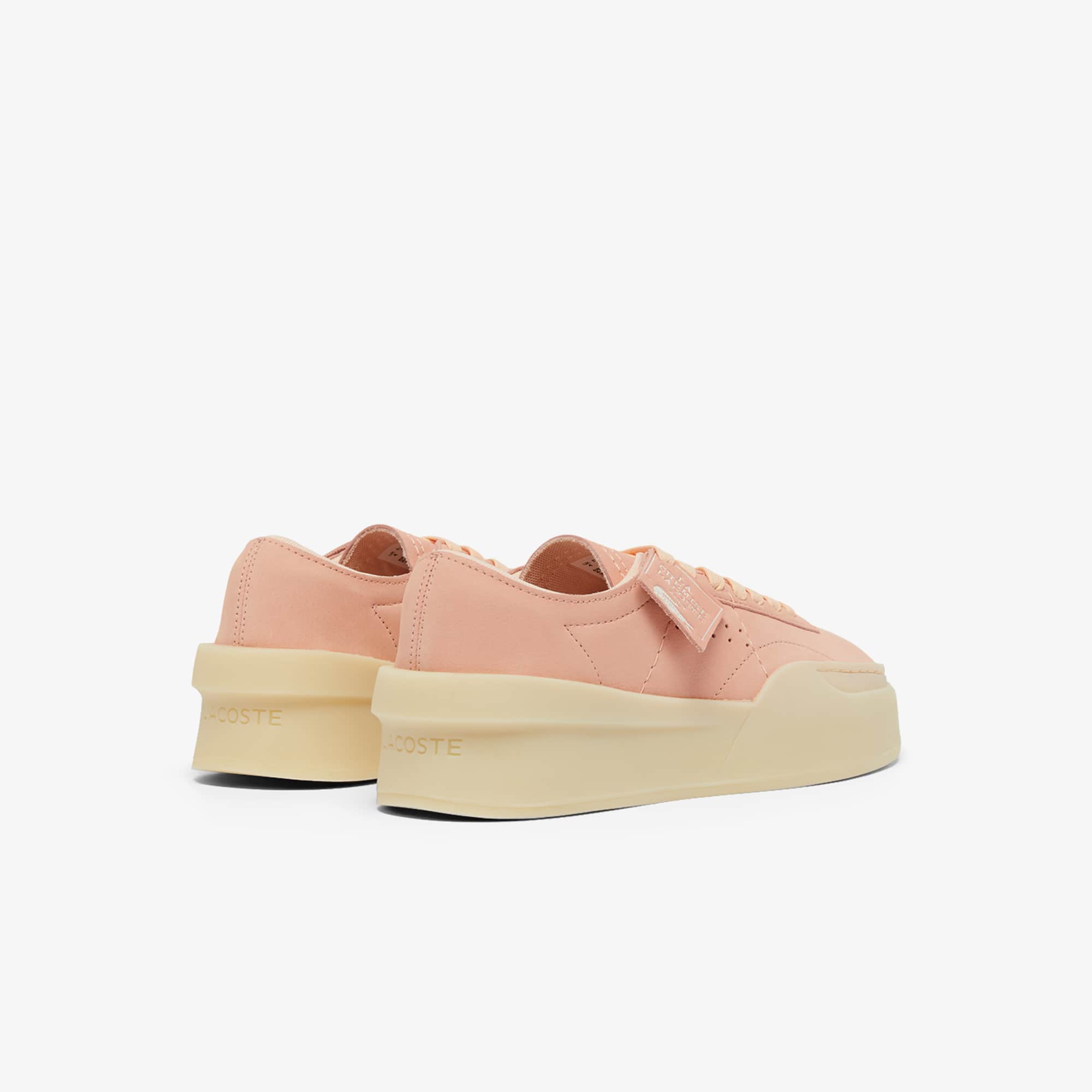 Women's Aura Club Leather Sneakers - PNK/LT TAN