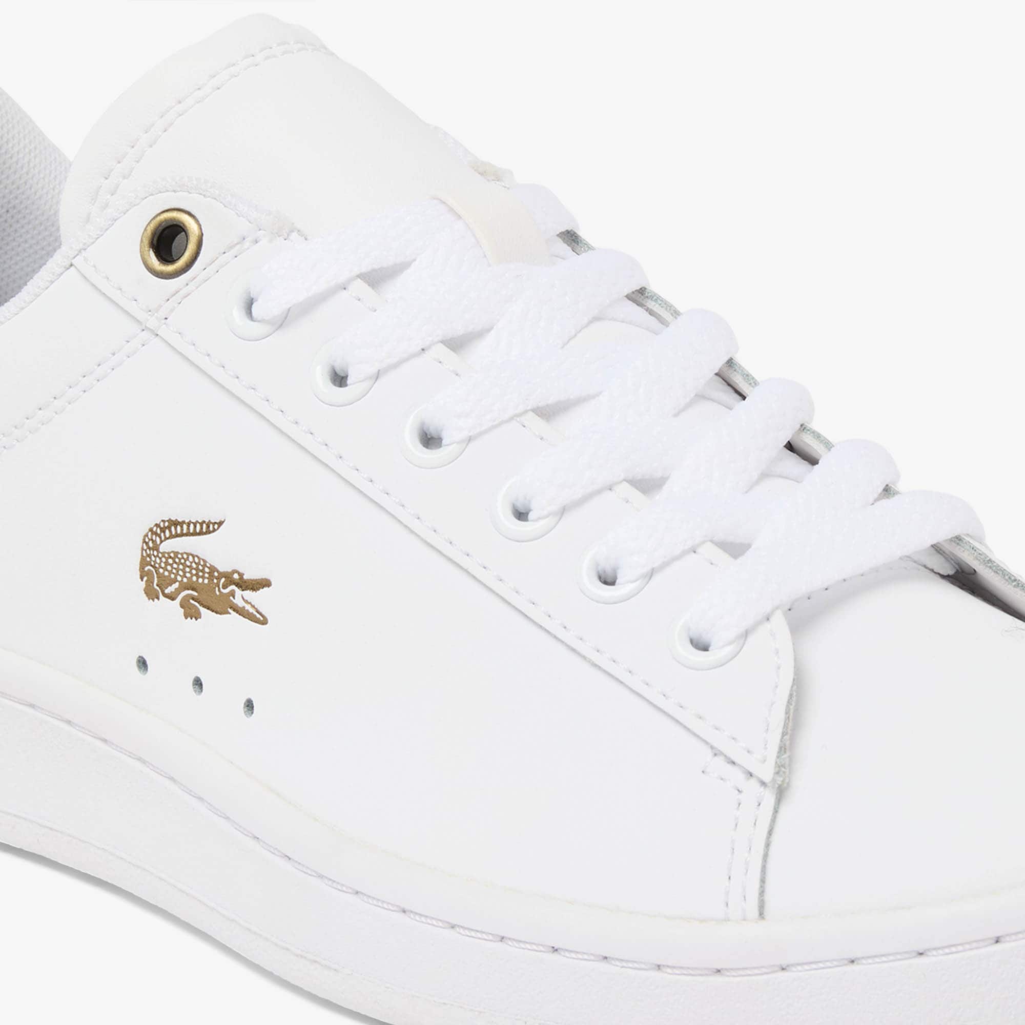 Women's Carnaby Set Leather Sneakers - WHT/BRZ