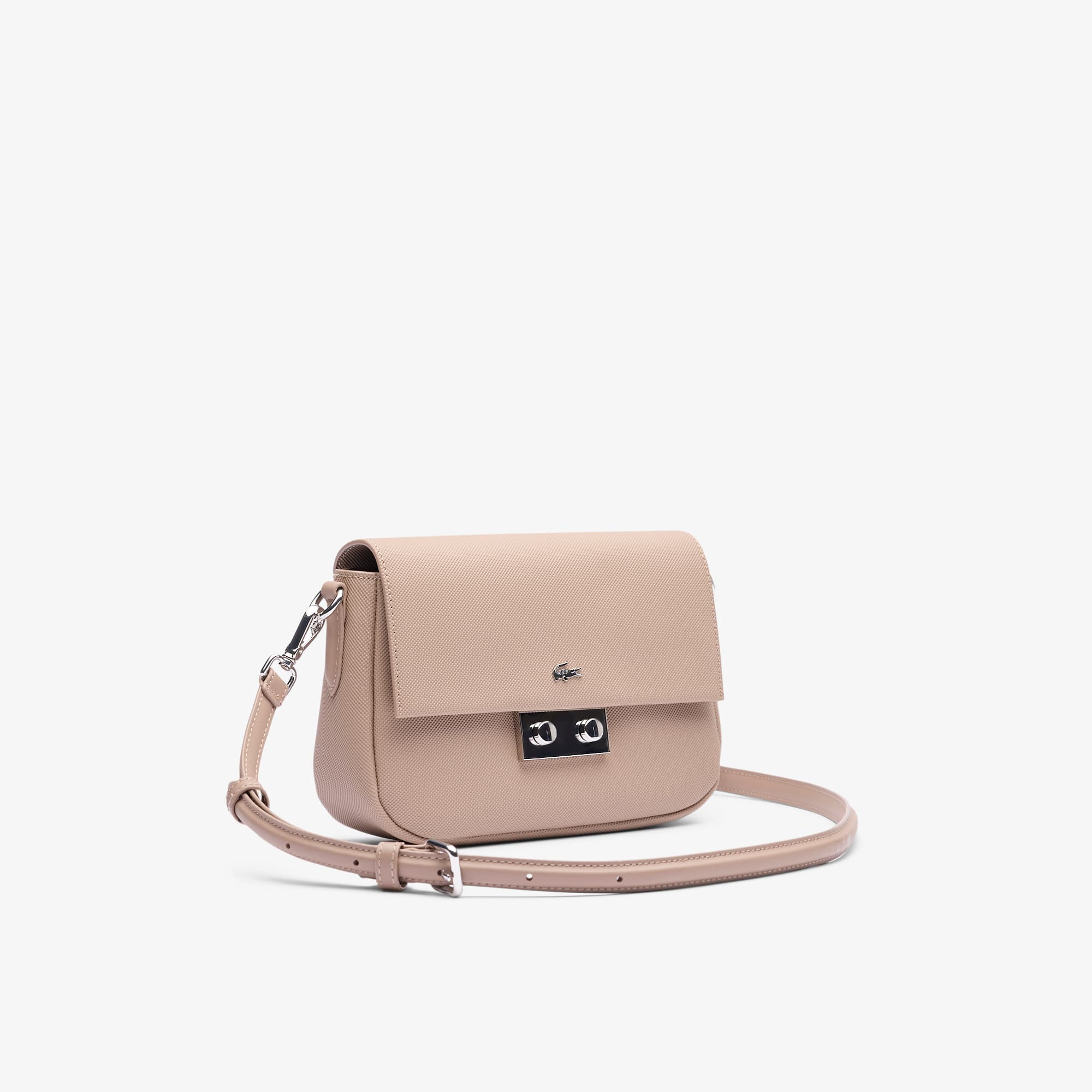 Flap Close Shoulder Bag - Taupe