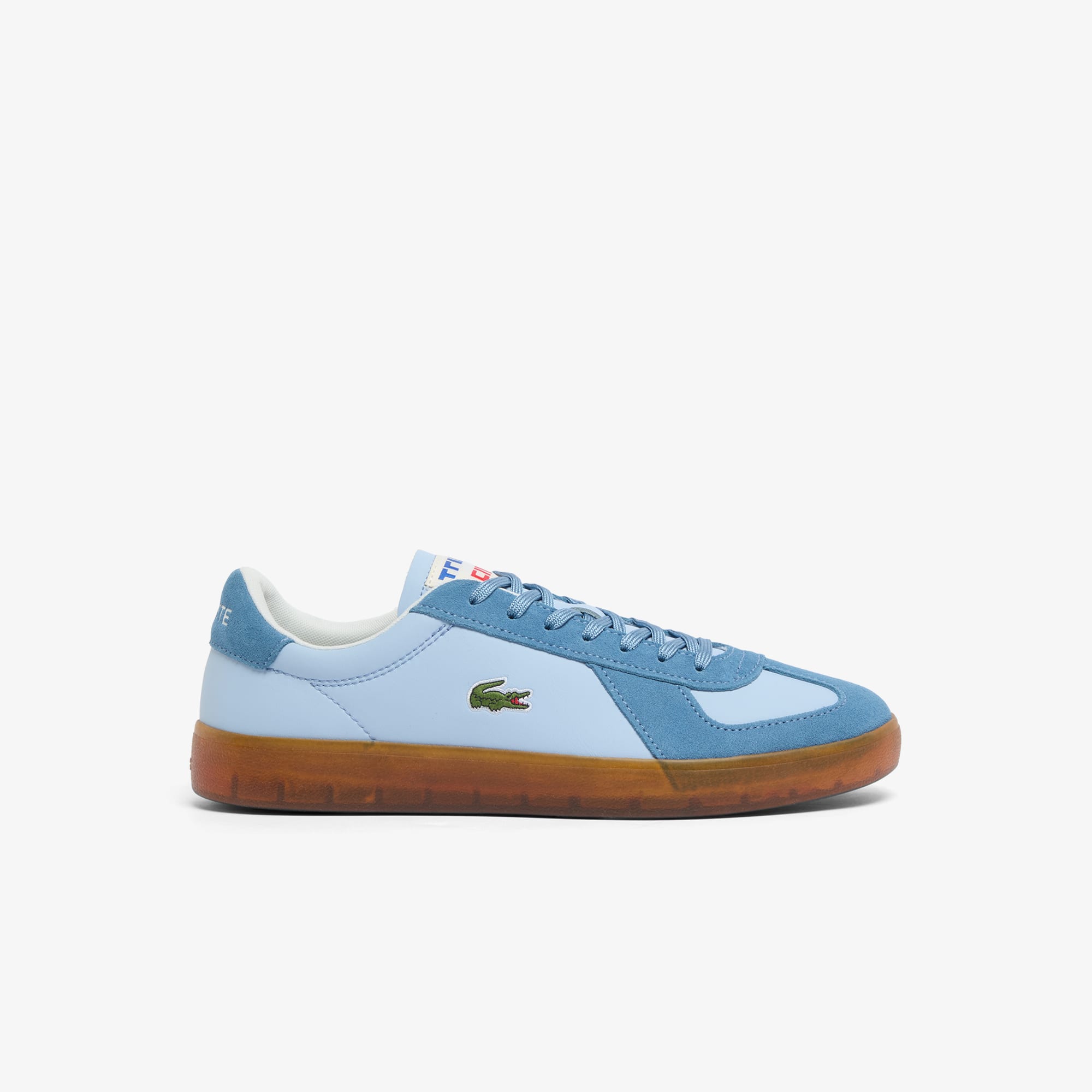 Men's Baseshot Pro Leather Sneakers - LT BLU/GUM