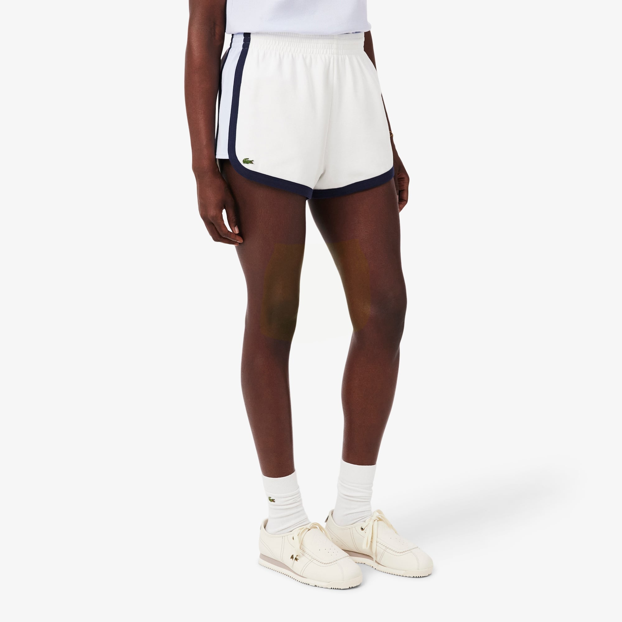 Cotton Shorts - Blanc / Bleu Clair / Bleu Marine