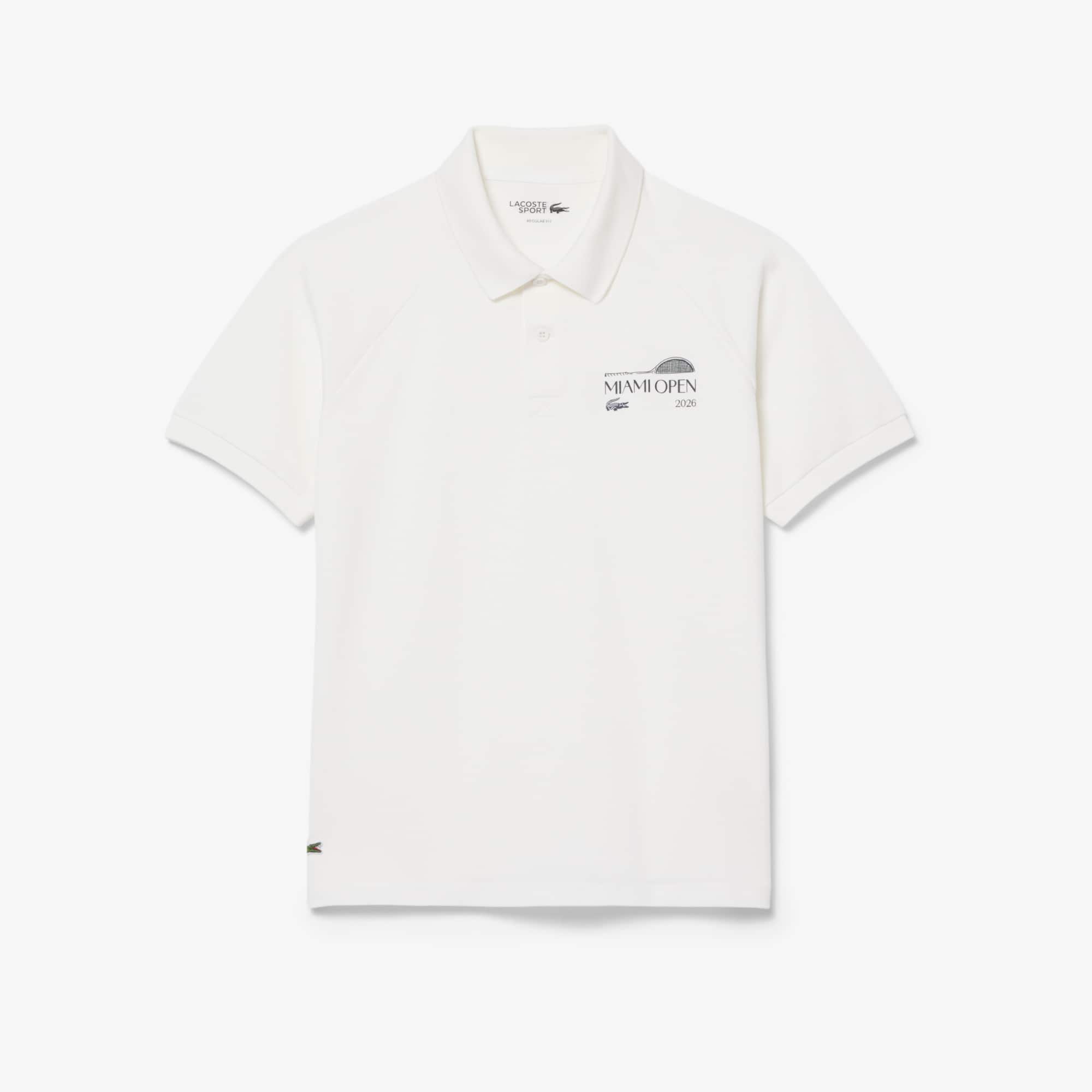 Miami Open Edition Petit Piqué Polo - White