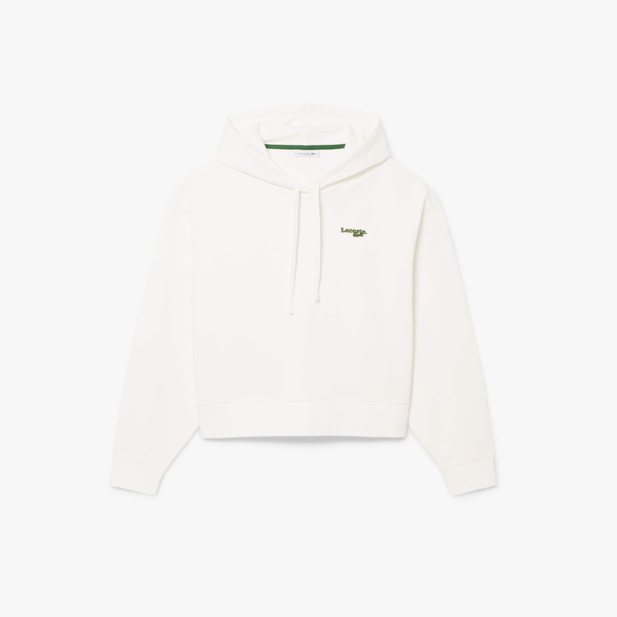 Women's Oversized Logo Hoodie - White