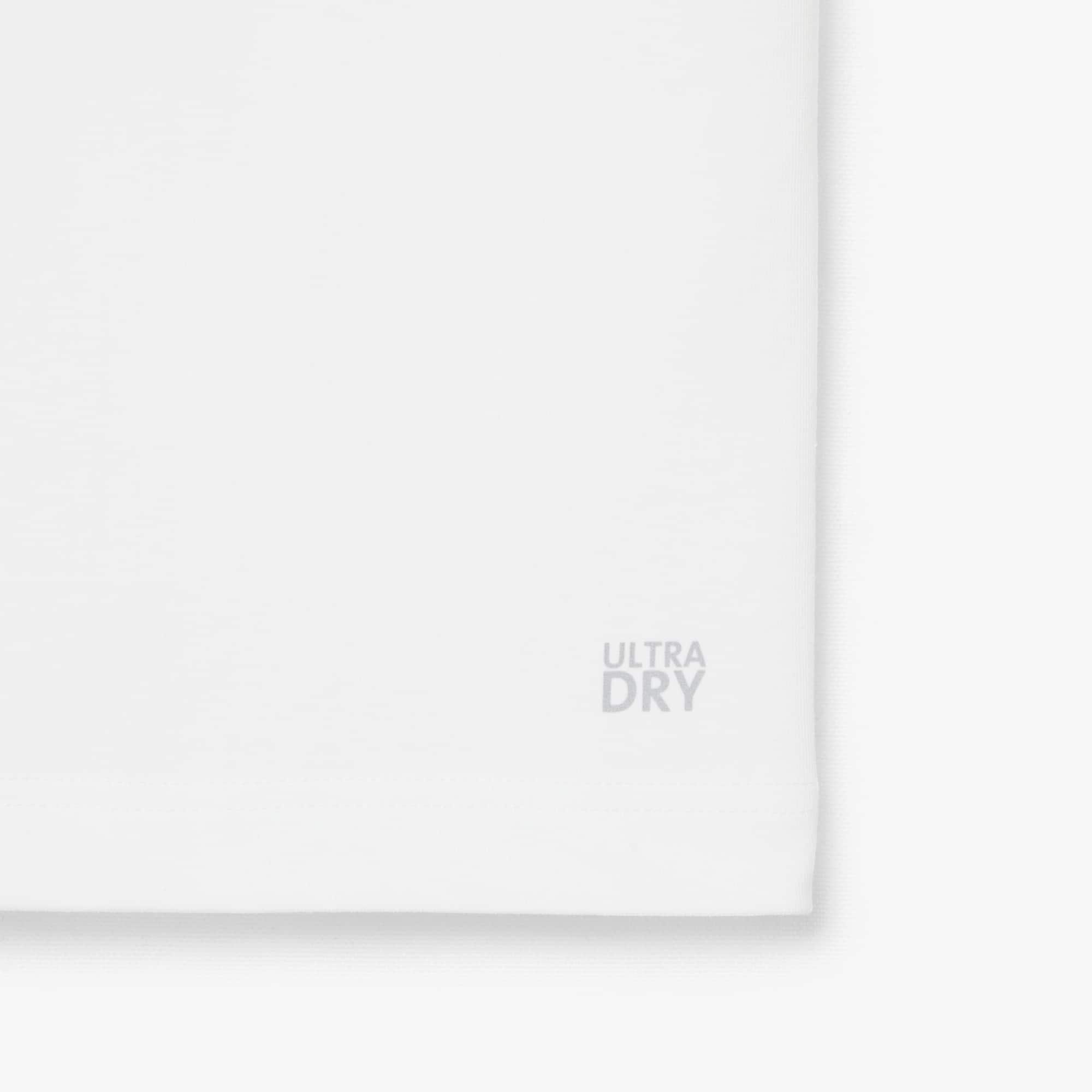 Ultra Dry Printed Tennis T-Shirt - White