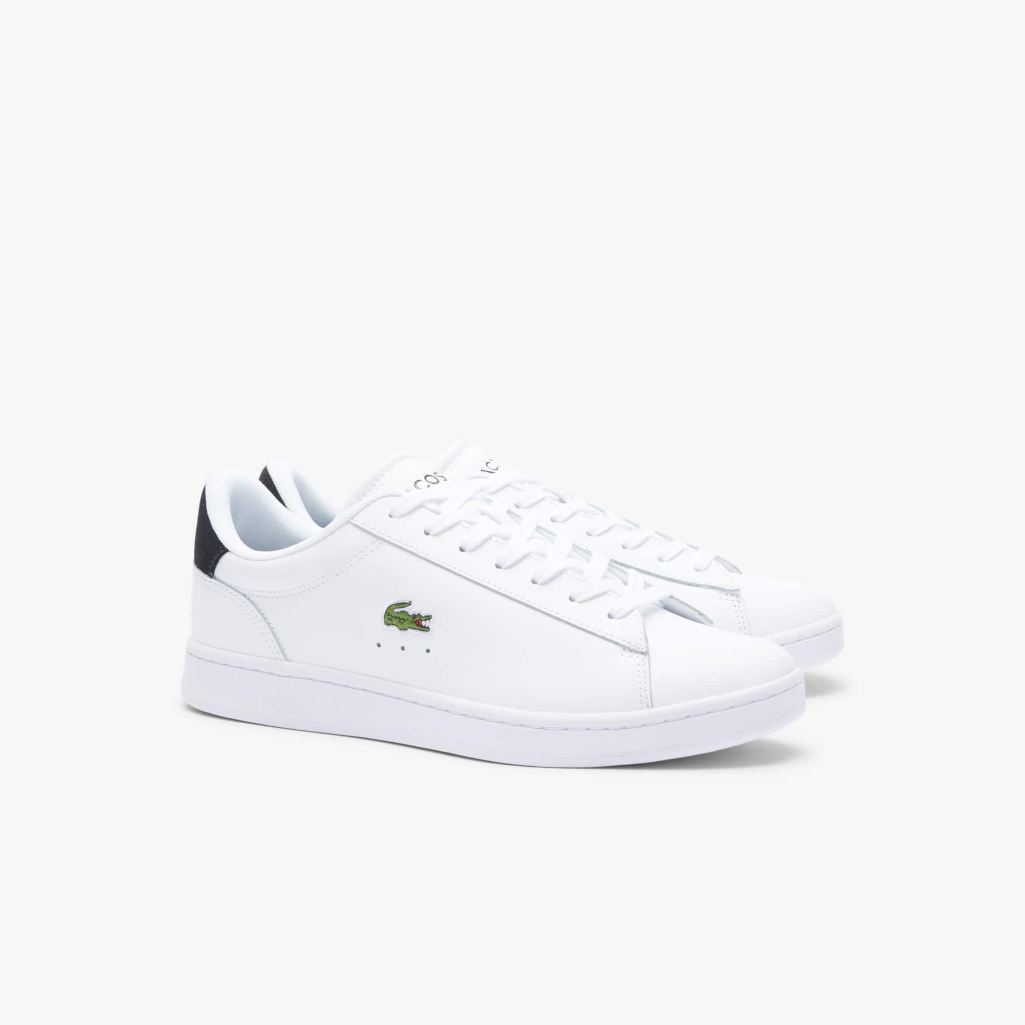 Men's Carnaby Set Leather Sneakers - WHITE/BLACK
