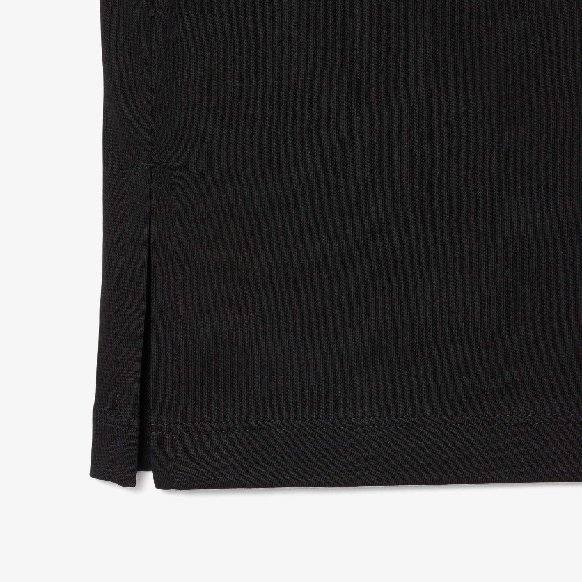 Oversized cotton T-Shirt dress - Black