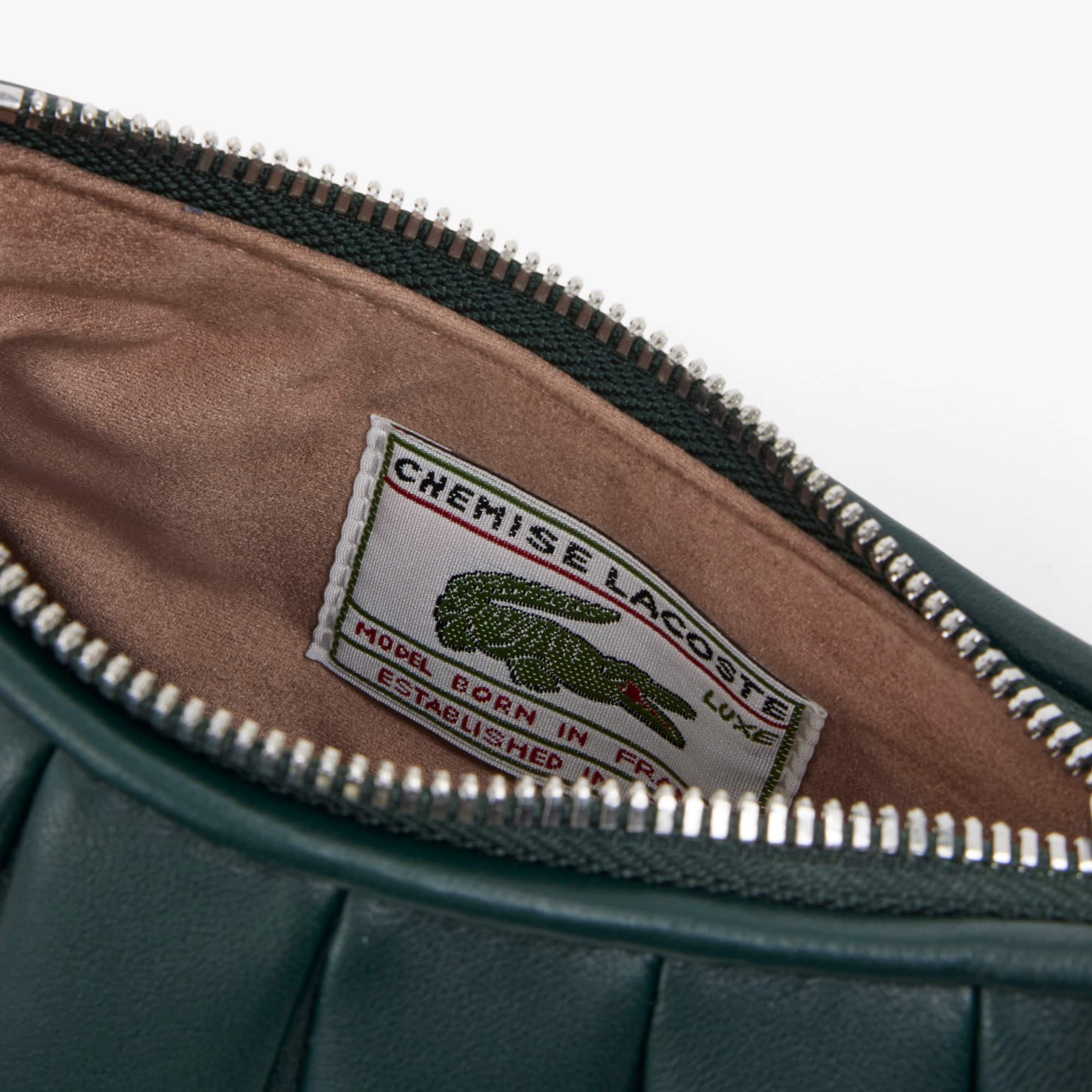 Runway Mini Lenglen Striped Leather Bag - WHITE VARECH