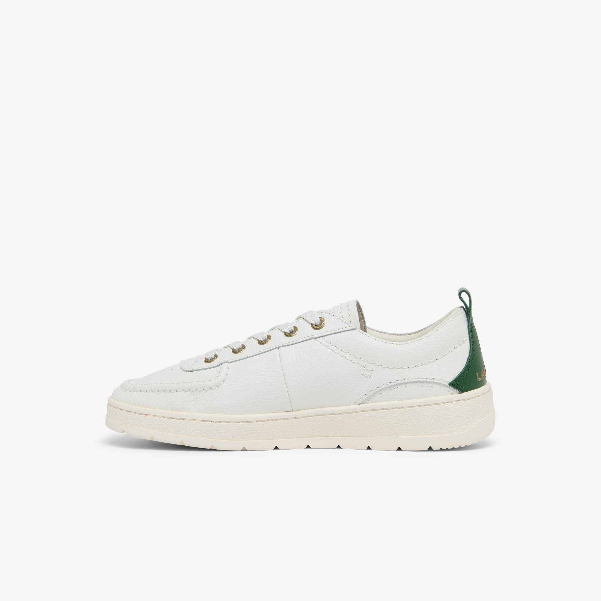 Men's Umpire Leather Sneakers - OFF WHT/DK GRN