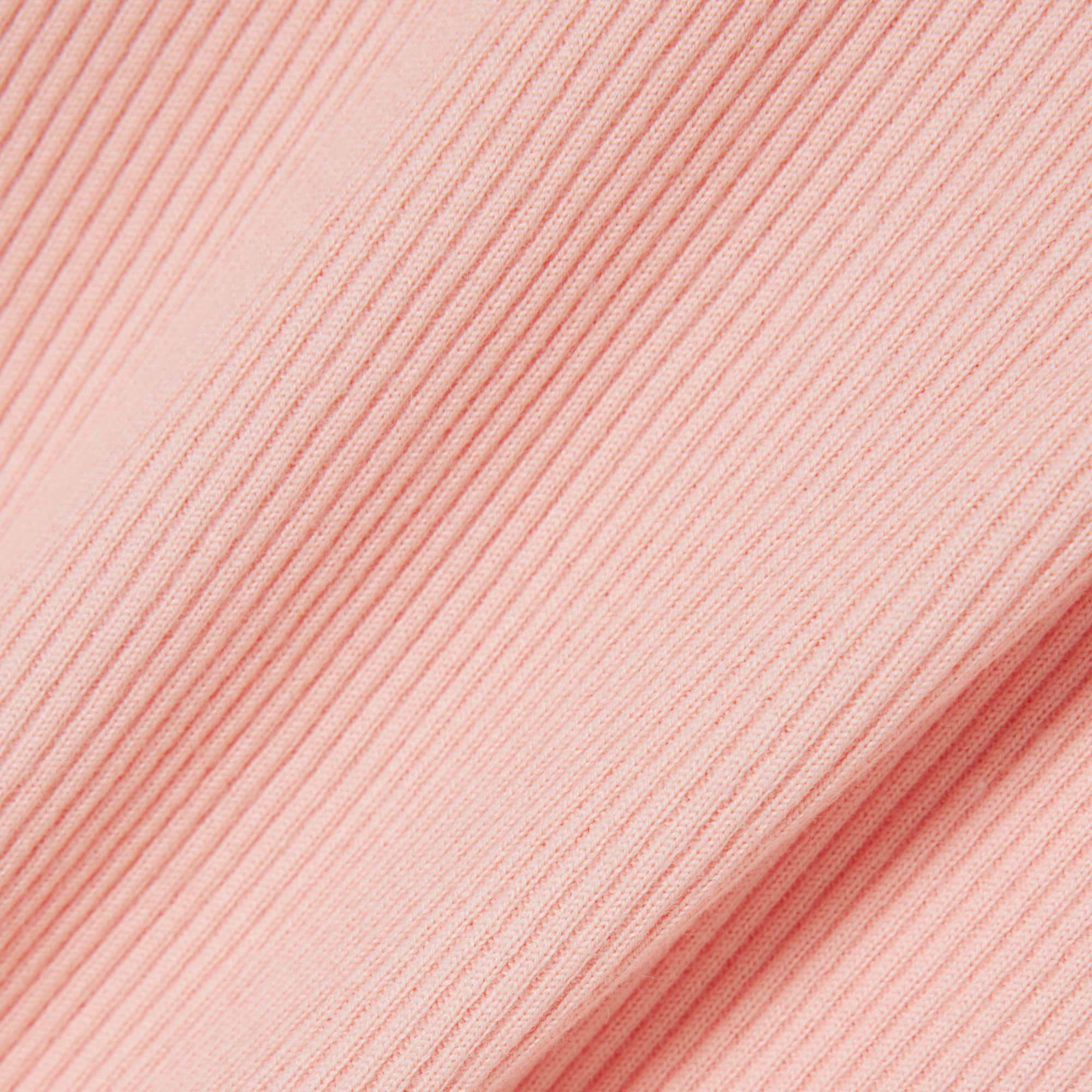 Women's Slim Fit L.12.D Ribbed Cotton Polo - Rose