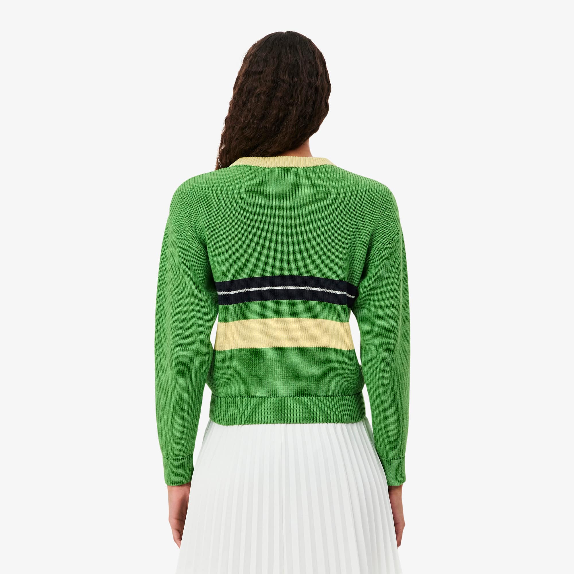 Made In France Cotton and Wool Blend - Vert / Jaune / Noir / Blanc