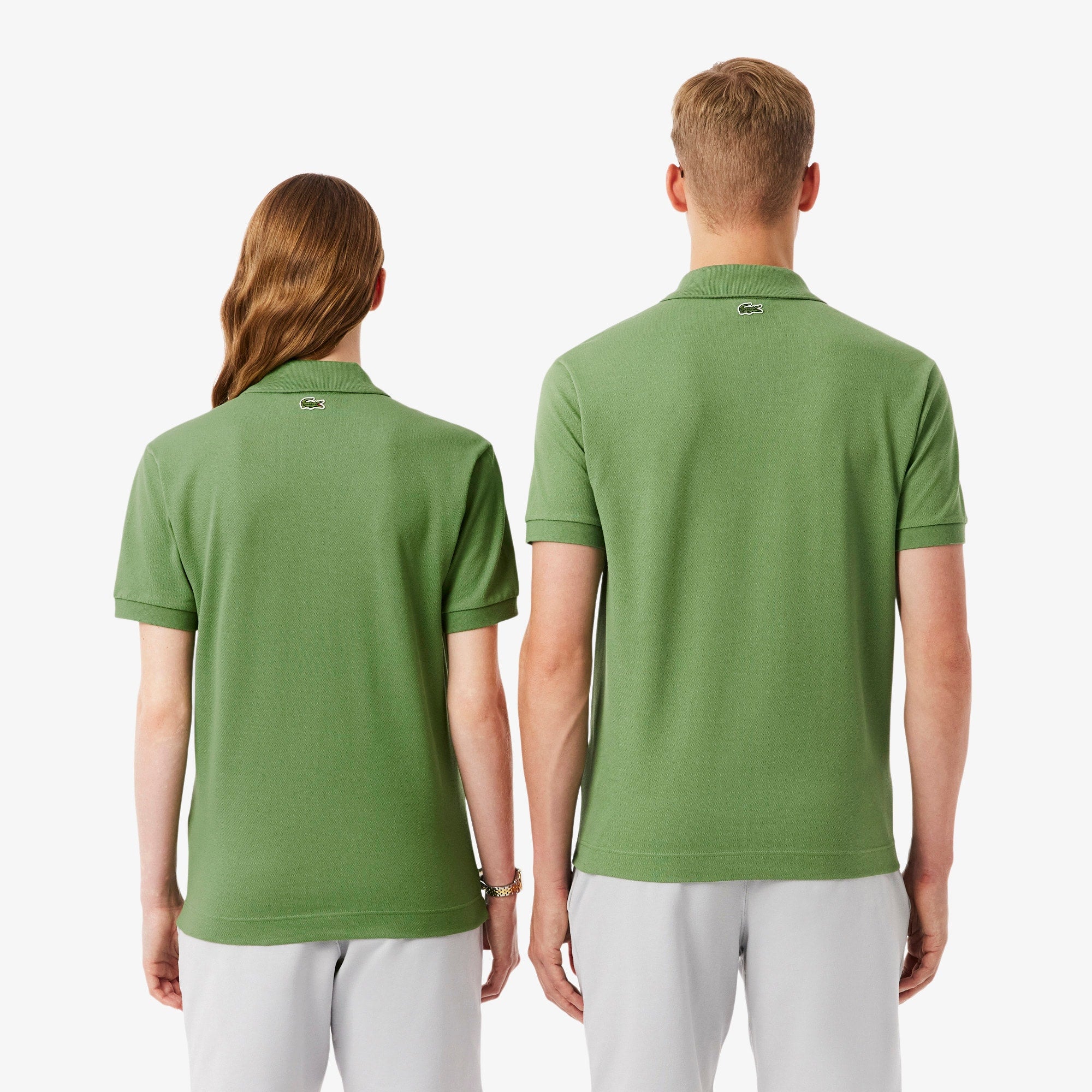 Classic Fit Embossed Branding Polo - Green