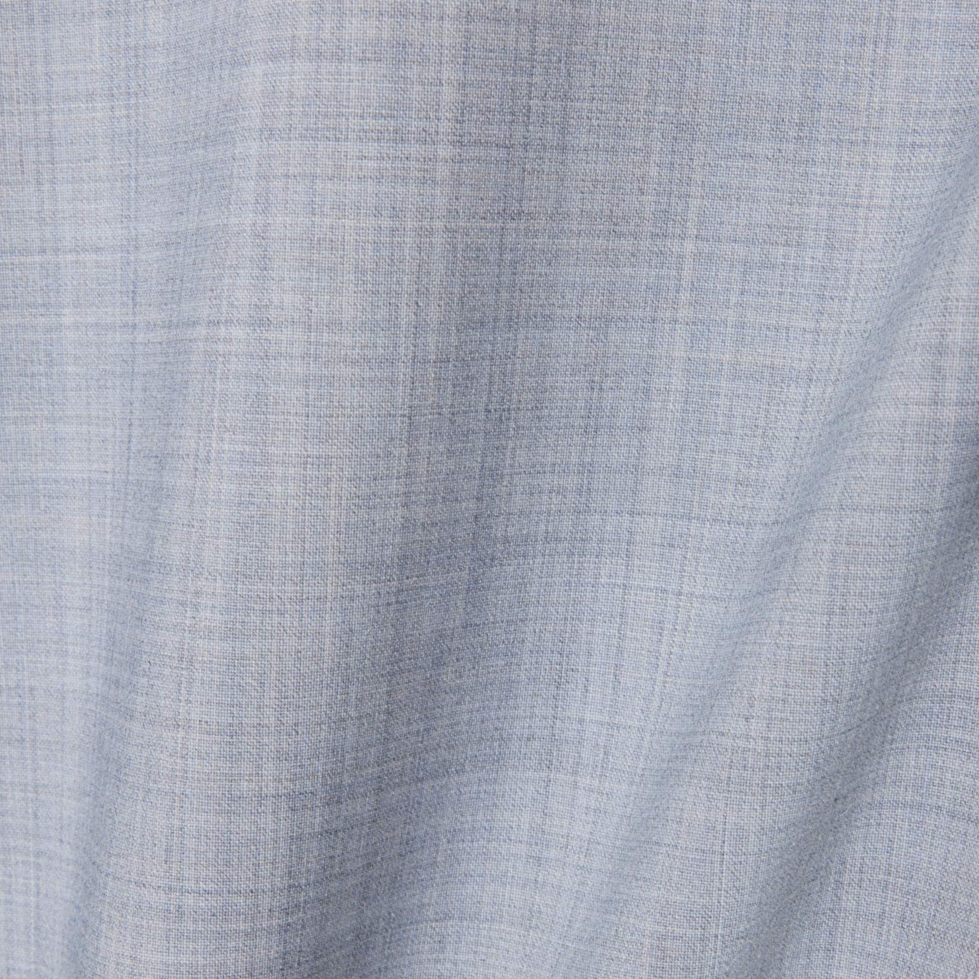 Oversized Wool Blend Overshirt - Light Grey