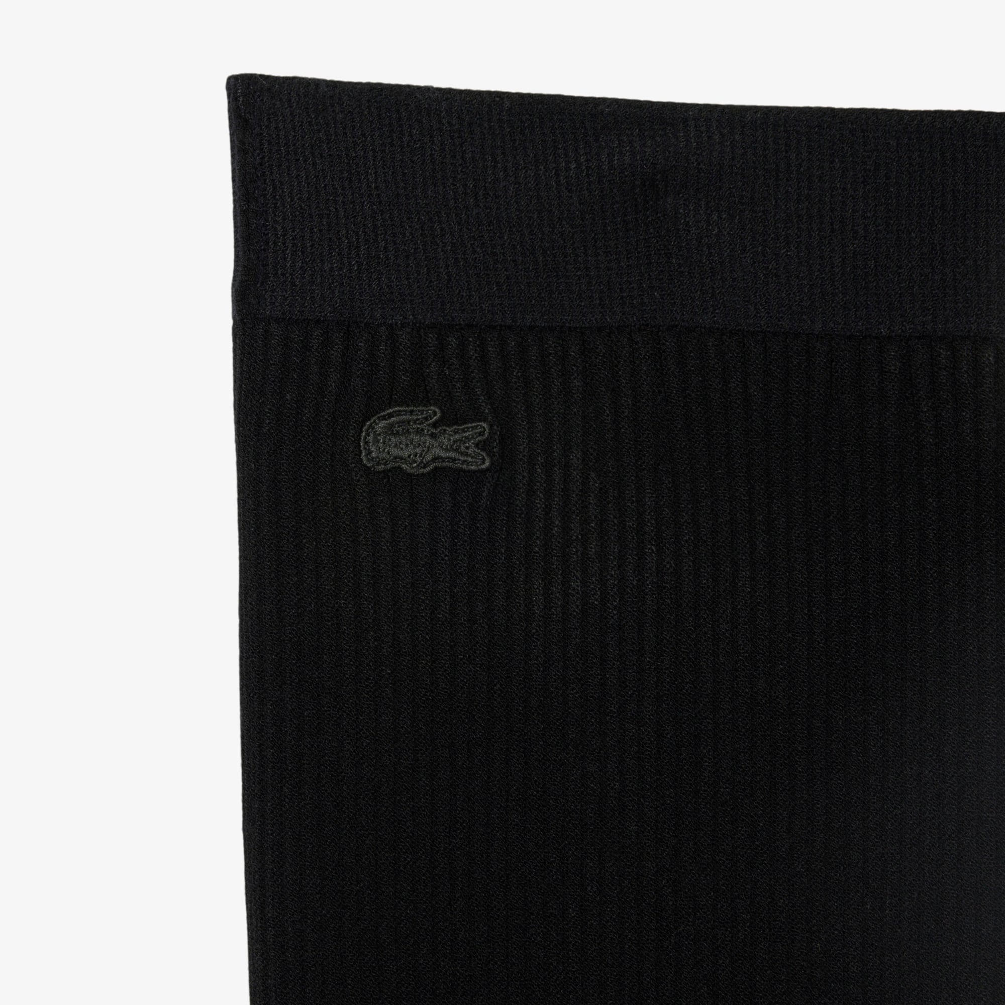 Women's 3D Ribbed Midi Skirt - Black
