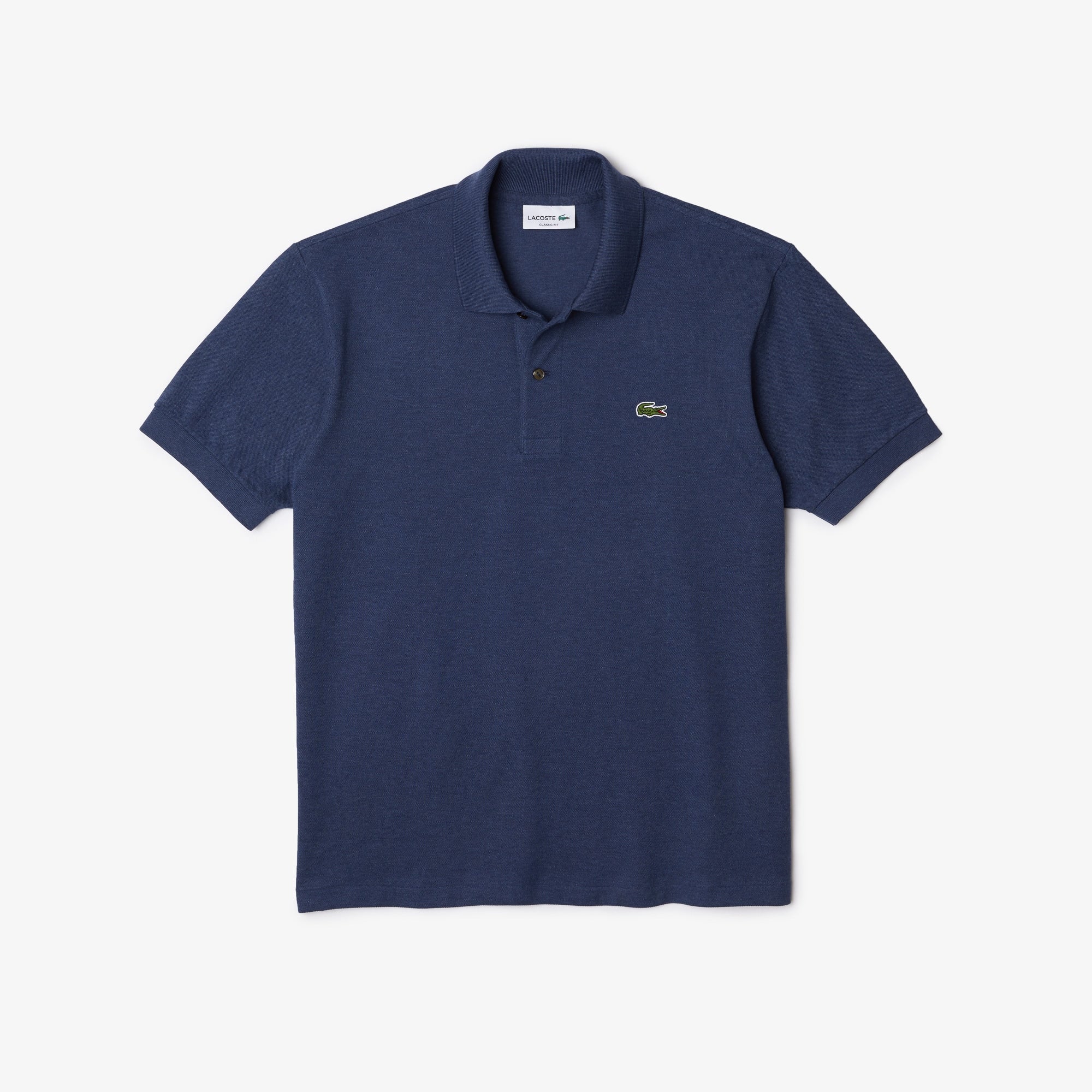 Men's Classic Fit Heathered Polo - Blue Chine