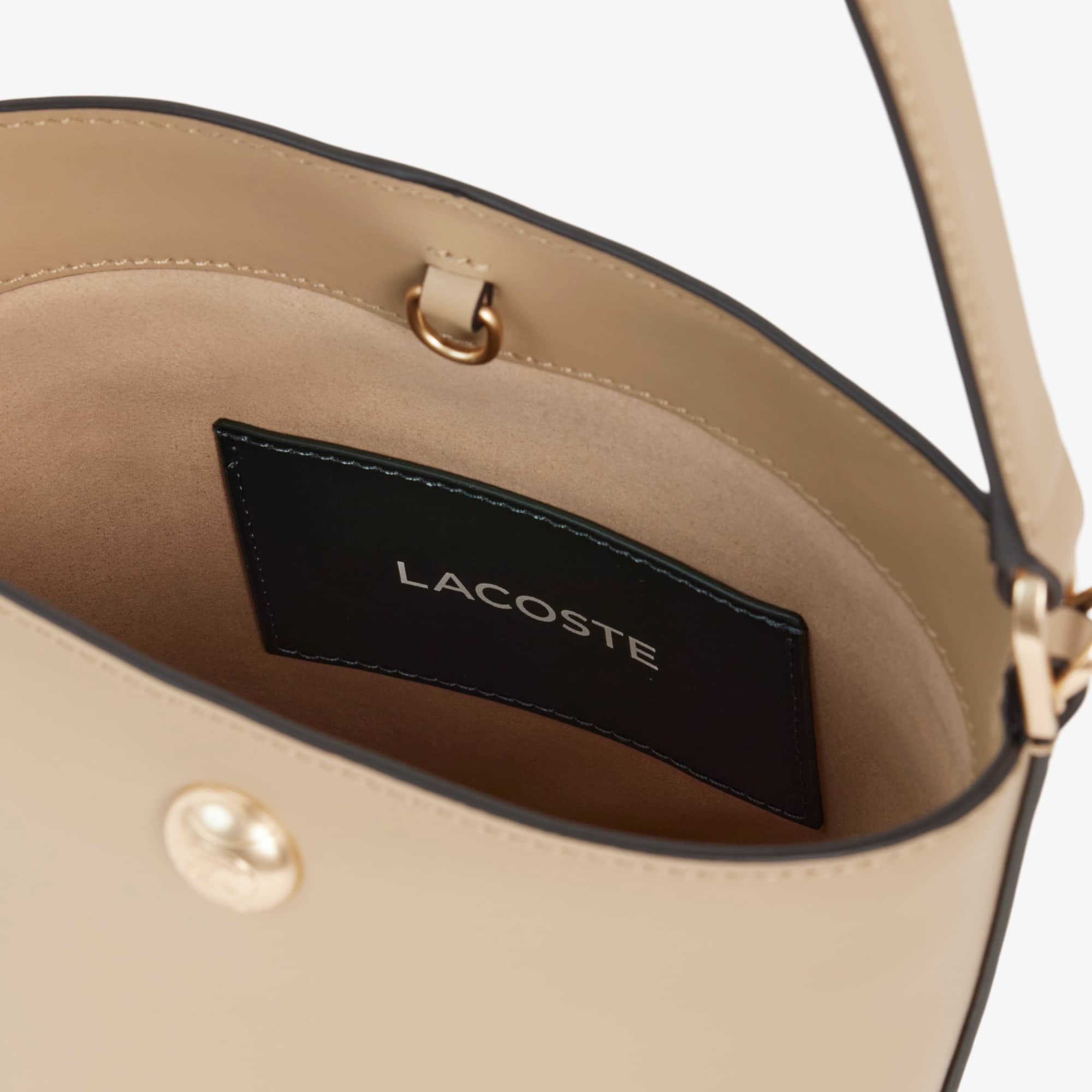 Small Tennis Bliss Leather Bucket Bag - Viennois