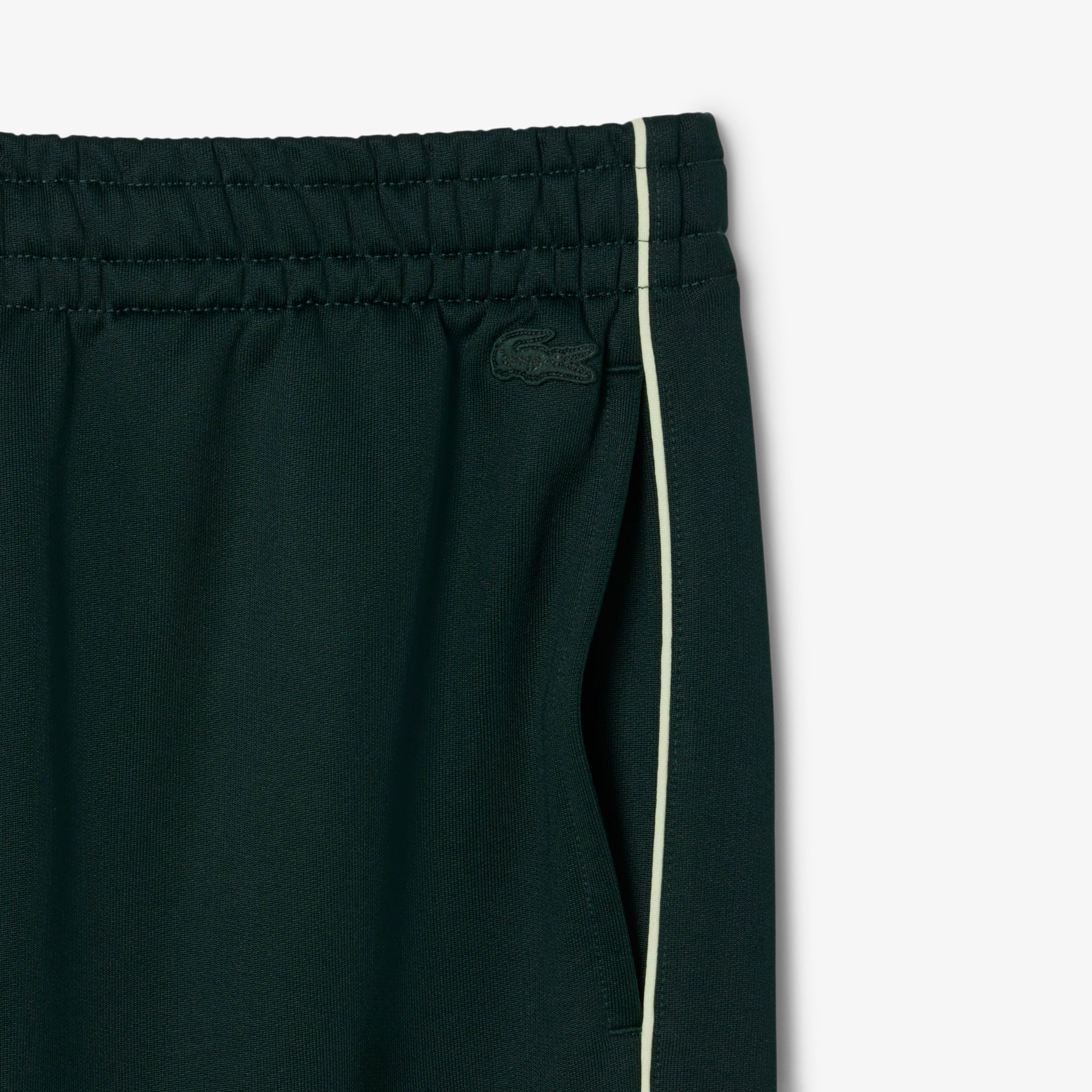 Men's Loose Fit Satin Sweatpants - Forest green
