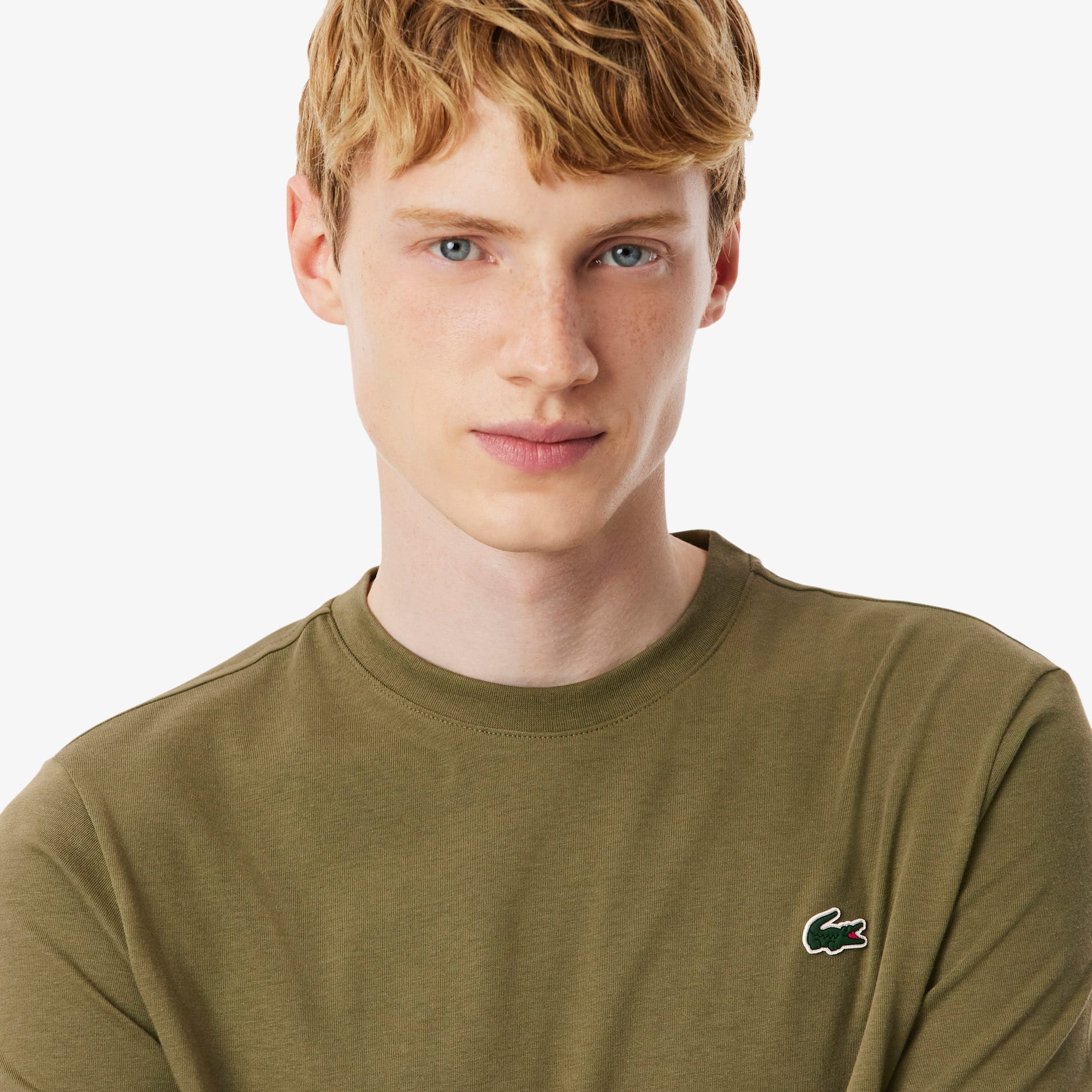 Men's Sport Printed Ultra Dry T-Shirt - Khaki Green