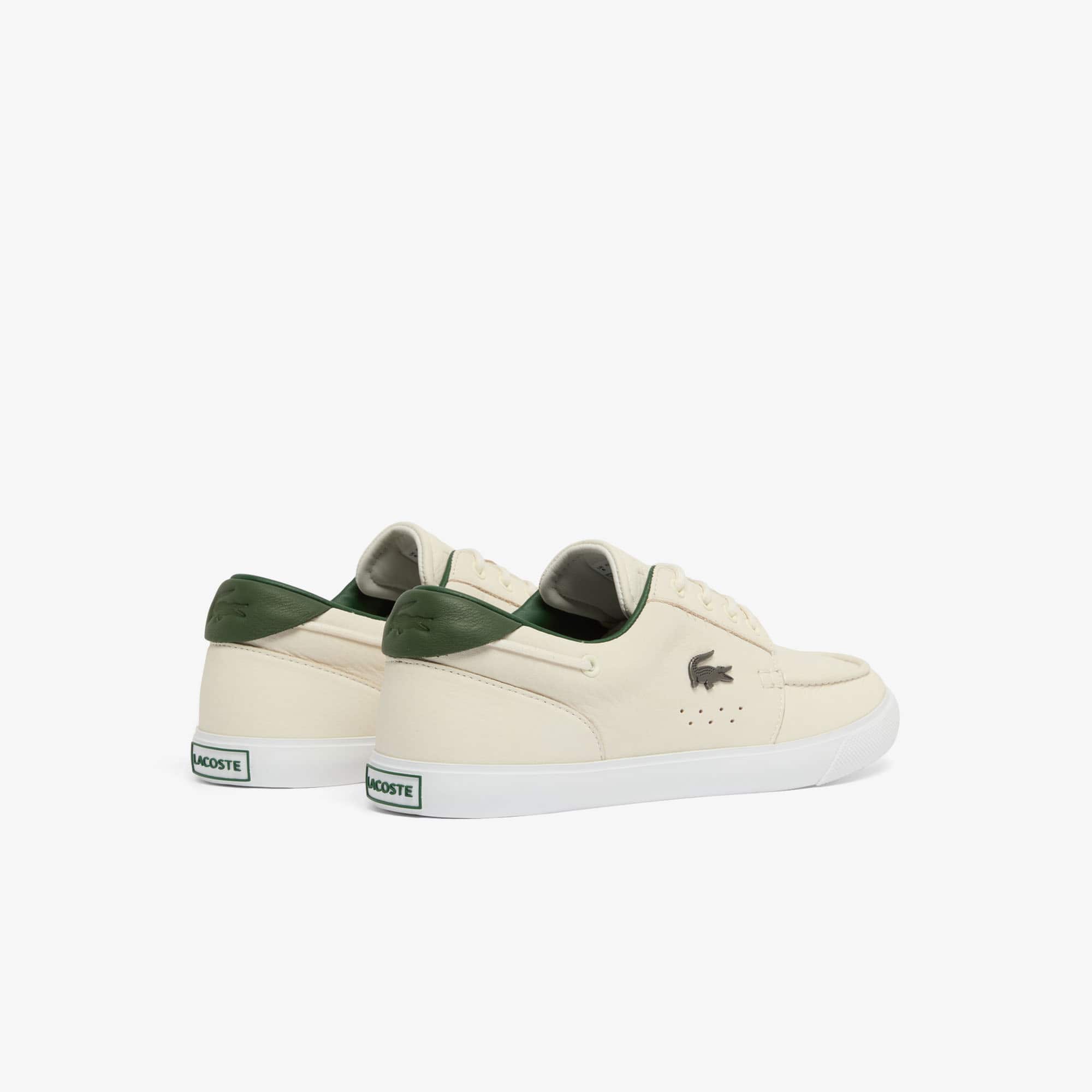 Men's Bayliss 2.0 Leather Sneakers - OFF WHT/DK GRN
