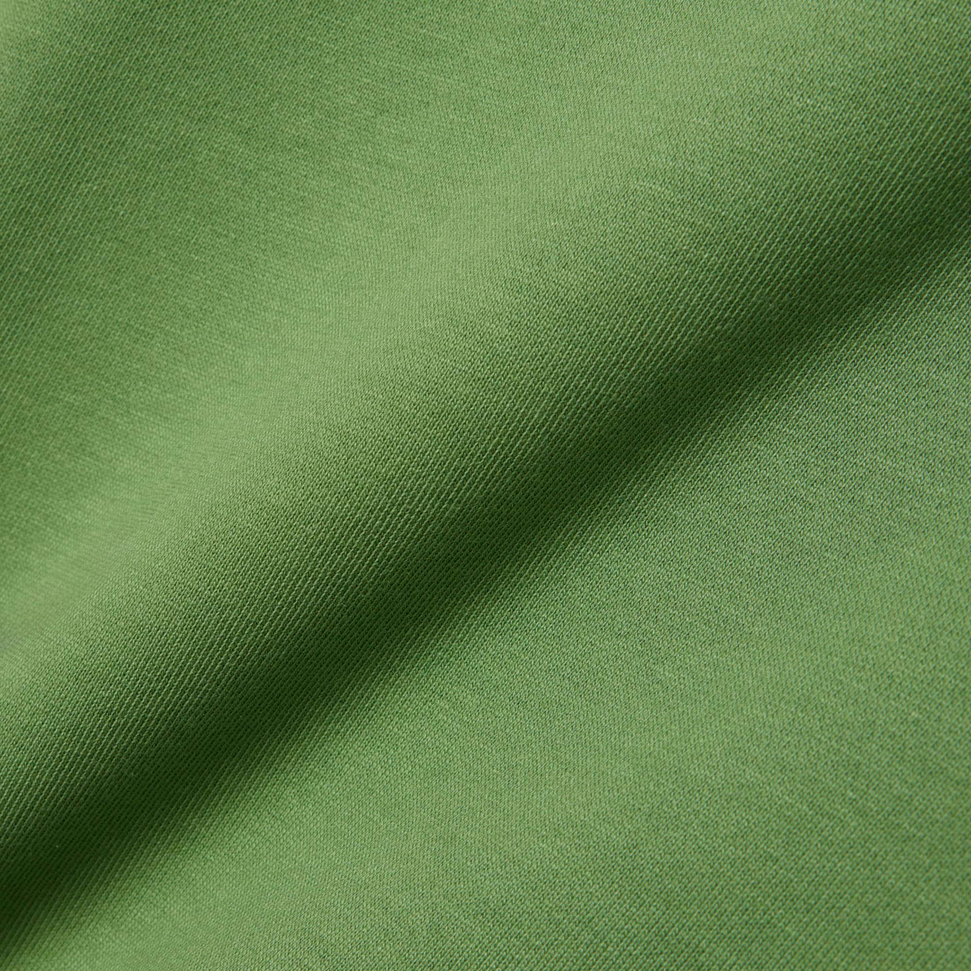 Embroidered Fleece Sweatshirt - Green