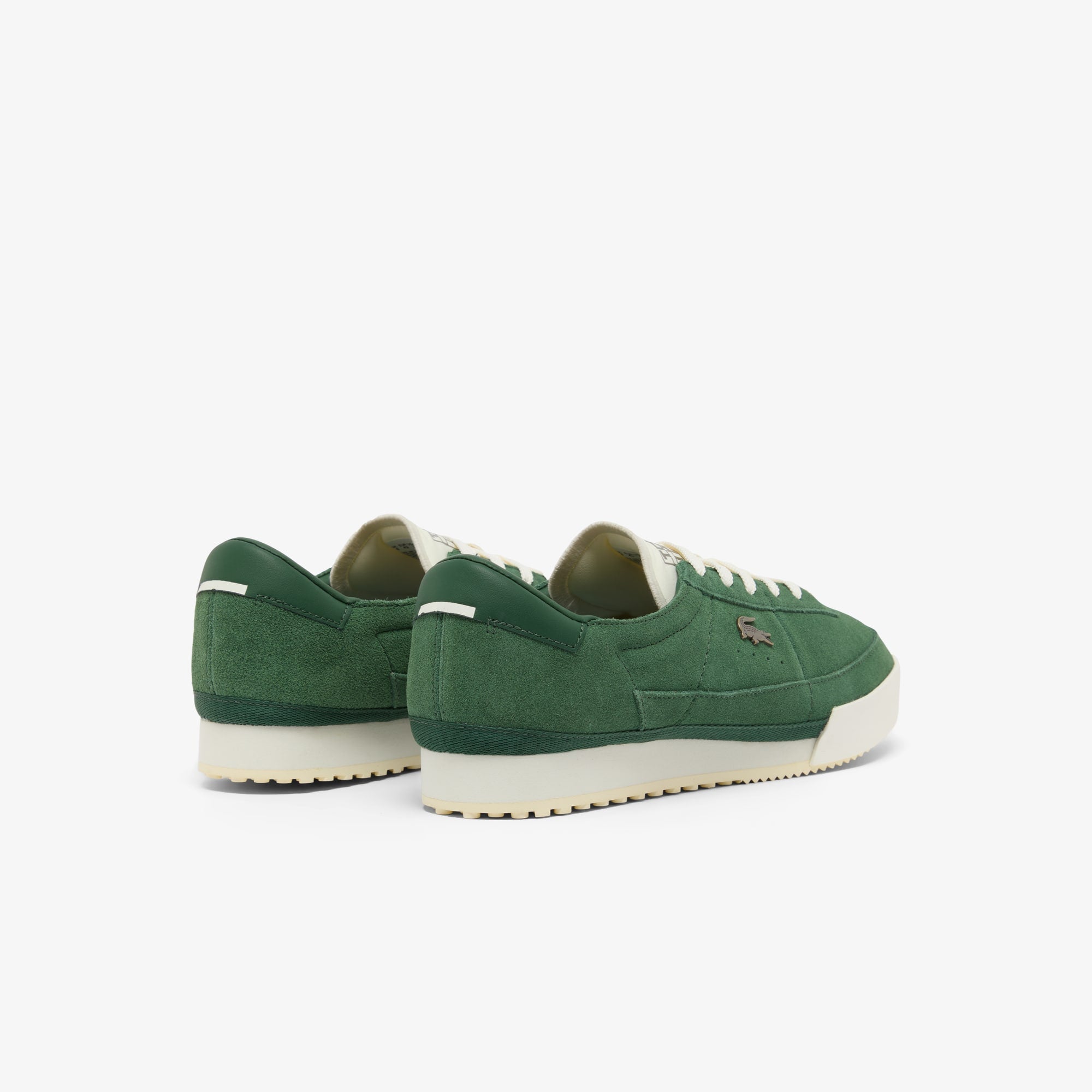Men's Aura Suede Sneakers - DK GRN/OFF WHT