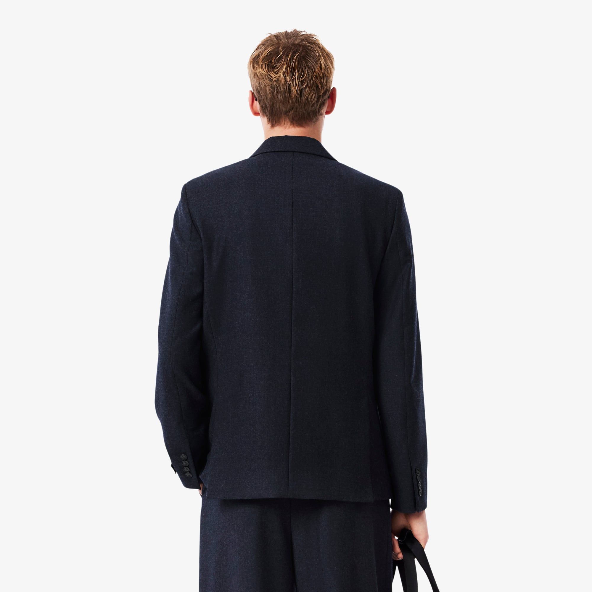 Men's Felted Wool Blazer - Blue