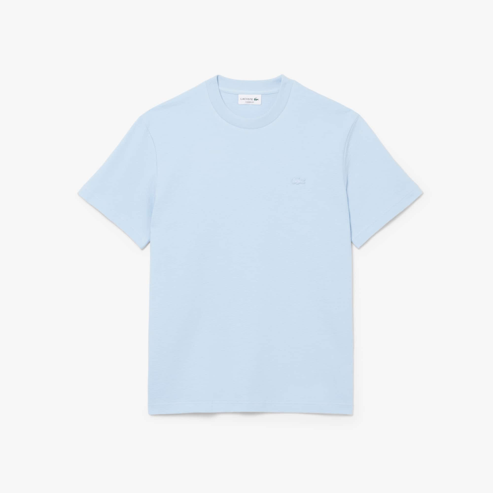 Textured Jersey T-Shirt - Light Blue