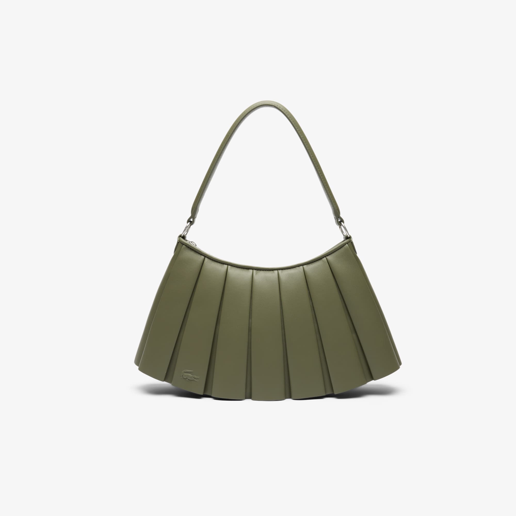 Medium Runway Lenglen Leather Bag - Kaki