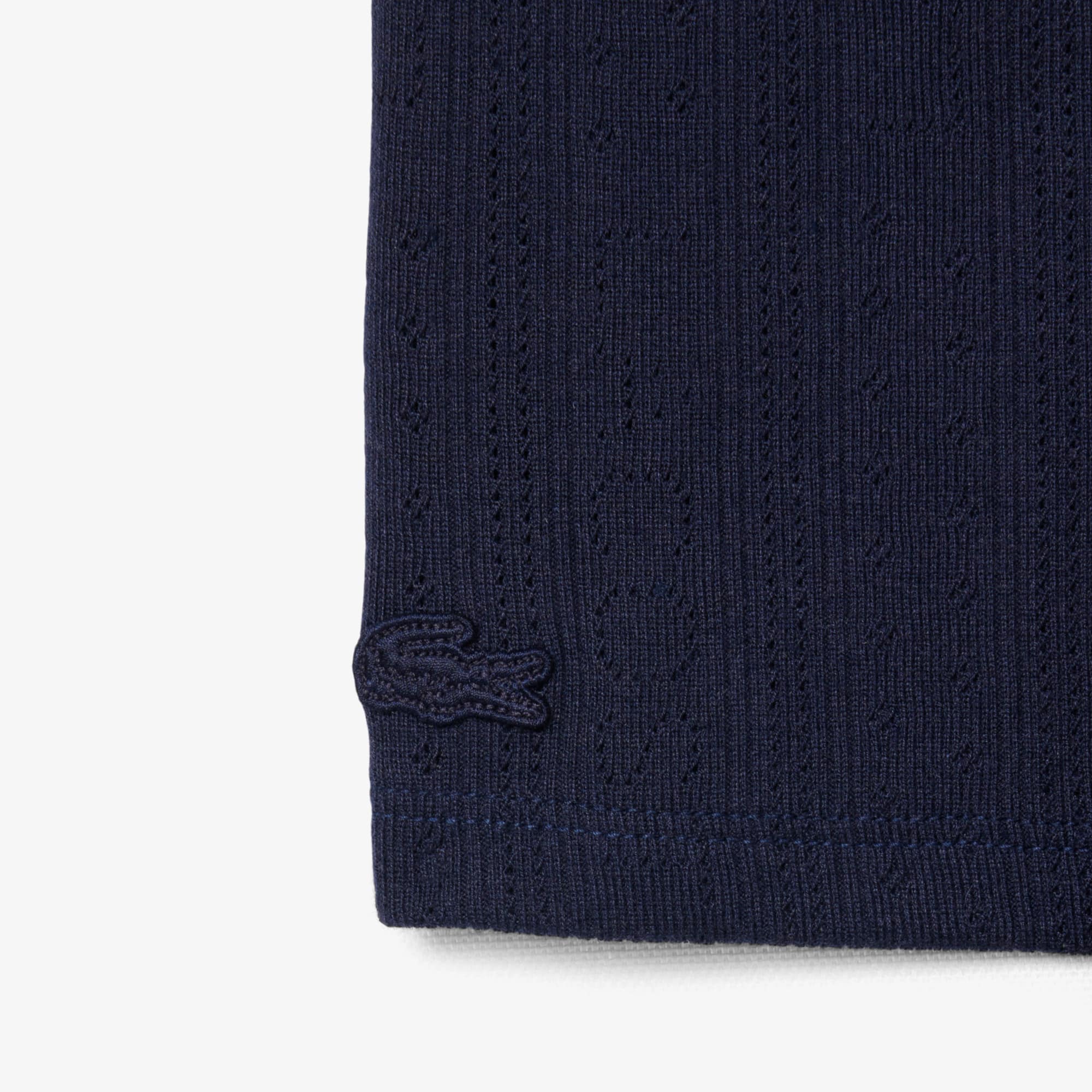 Pointelle Pajama Set - Navy Blue
