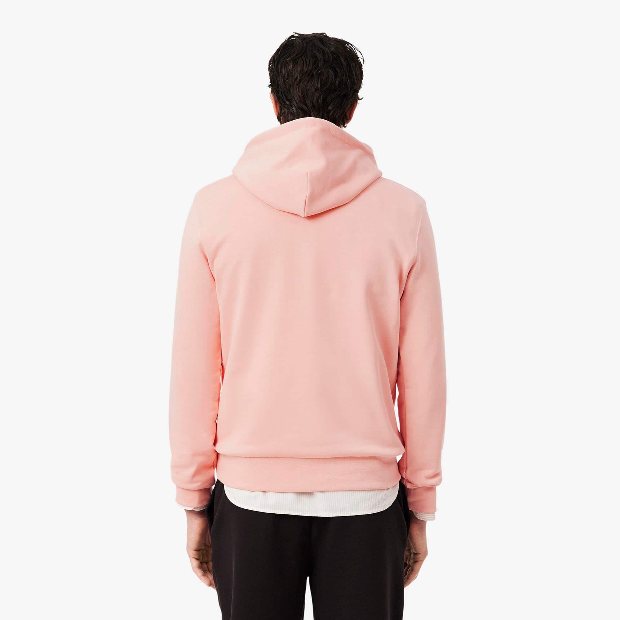 Men's Cotton Fleece Hoodie - Rose