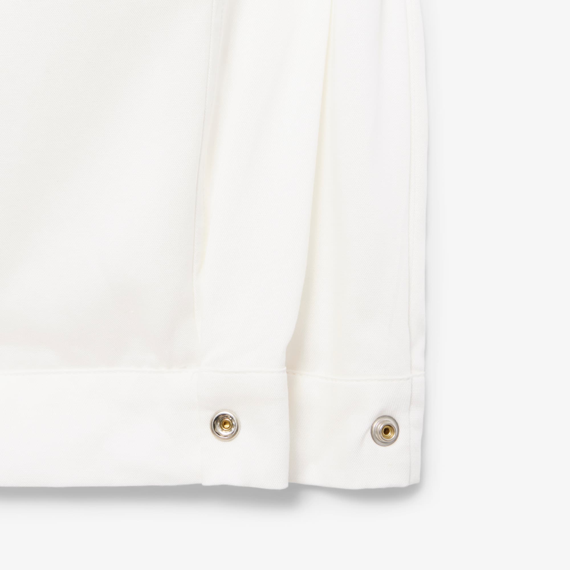 Wide Fit Fluid Pants - White