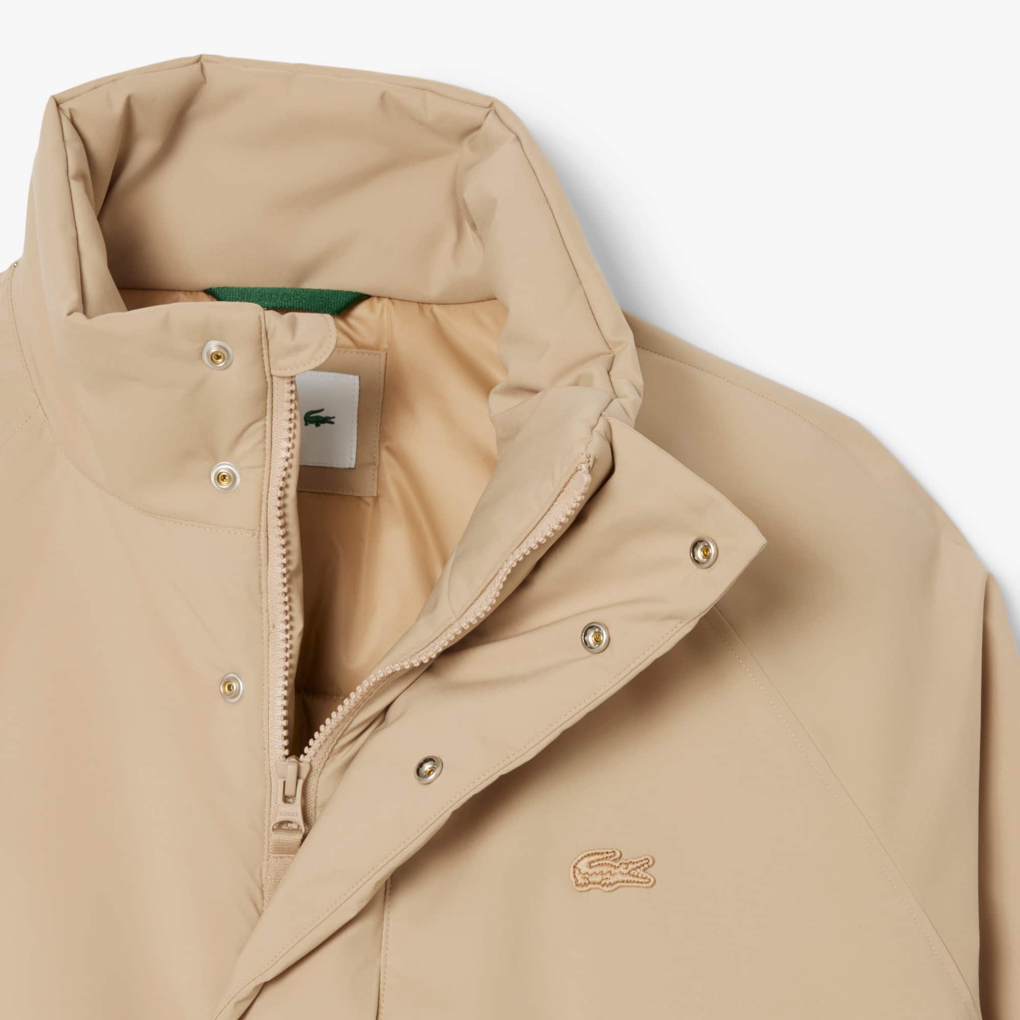 Men's Water-Repellent Puffer Jacket - Beige