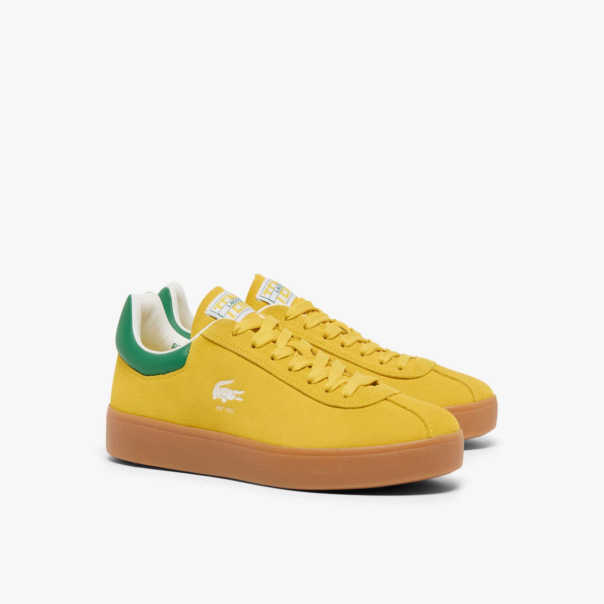 Men's Baseshot Suede Sneakers - YLW/GUM