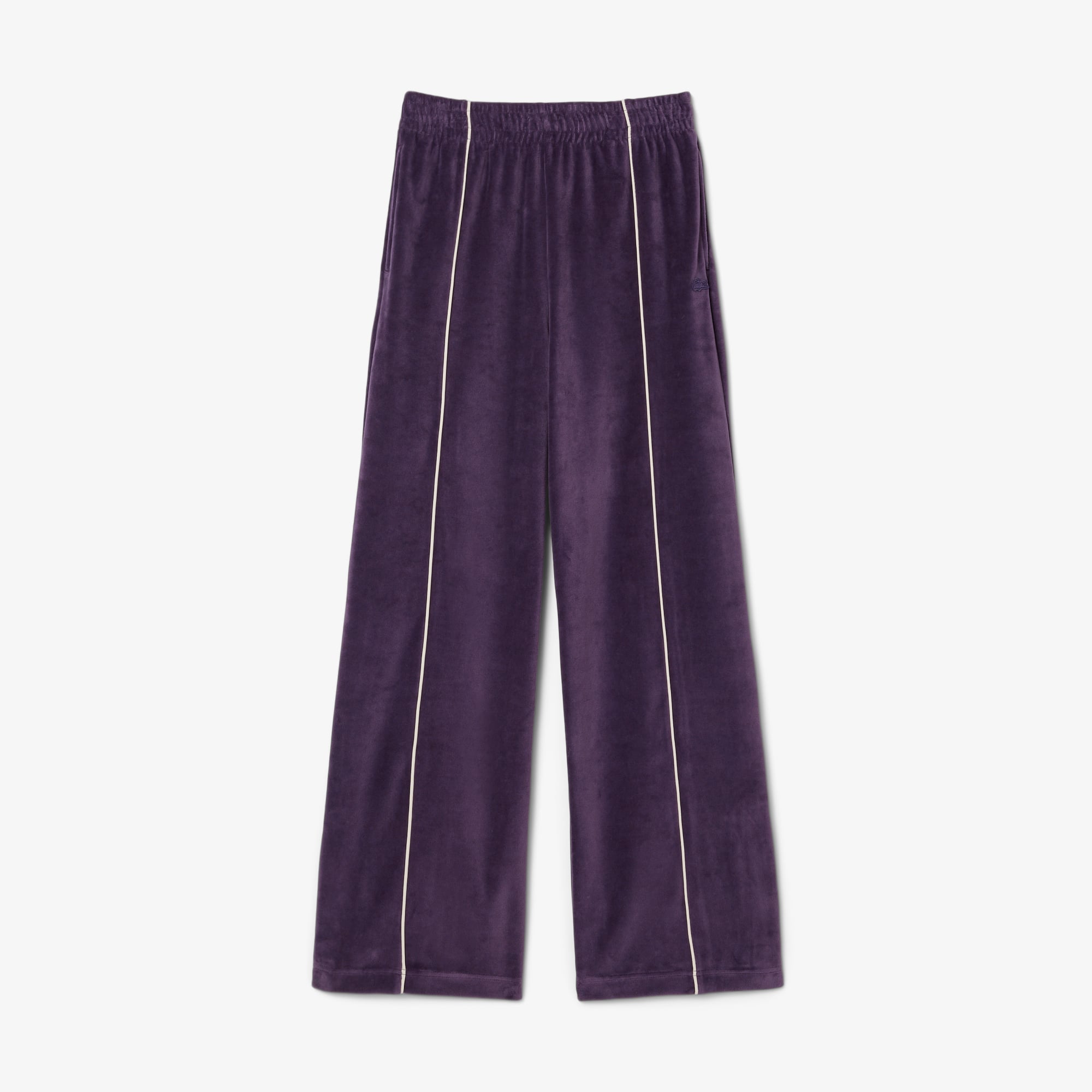 Women's Trim Accent Velour Sweatpants - Purple
