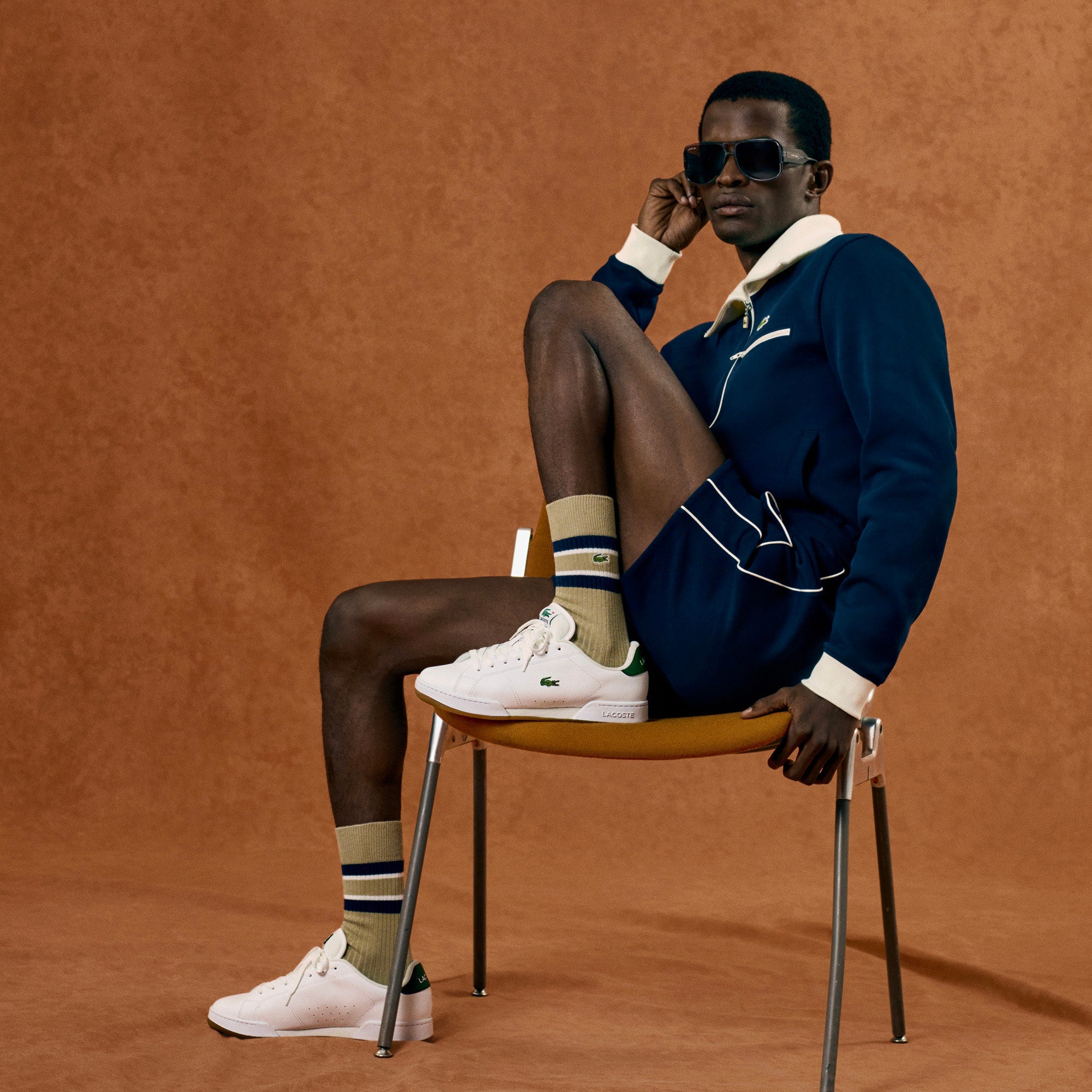 Men's Carnaby Cup Leather Sneakers - WHITE/DARK GREEN