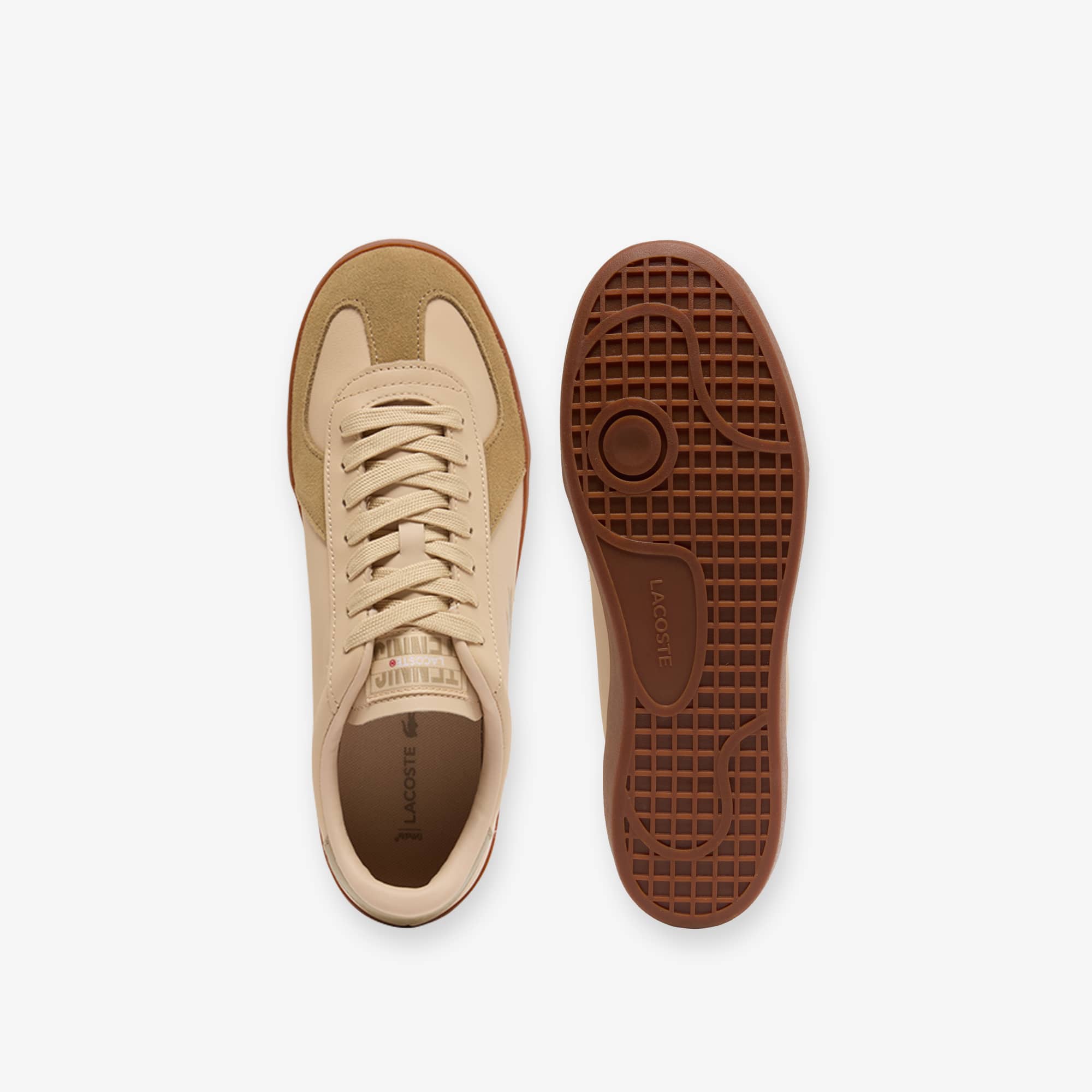 Men's Baseshot Pro Leather Sneakers - NAT/GUM