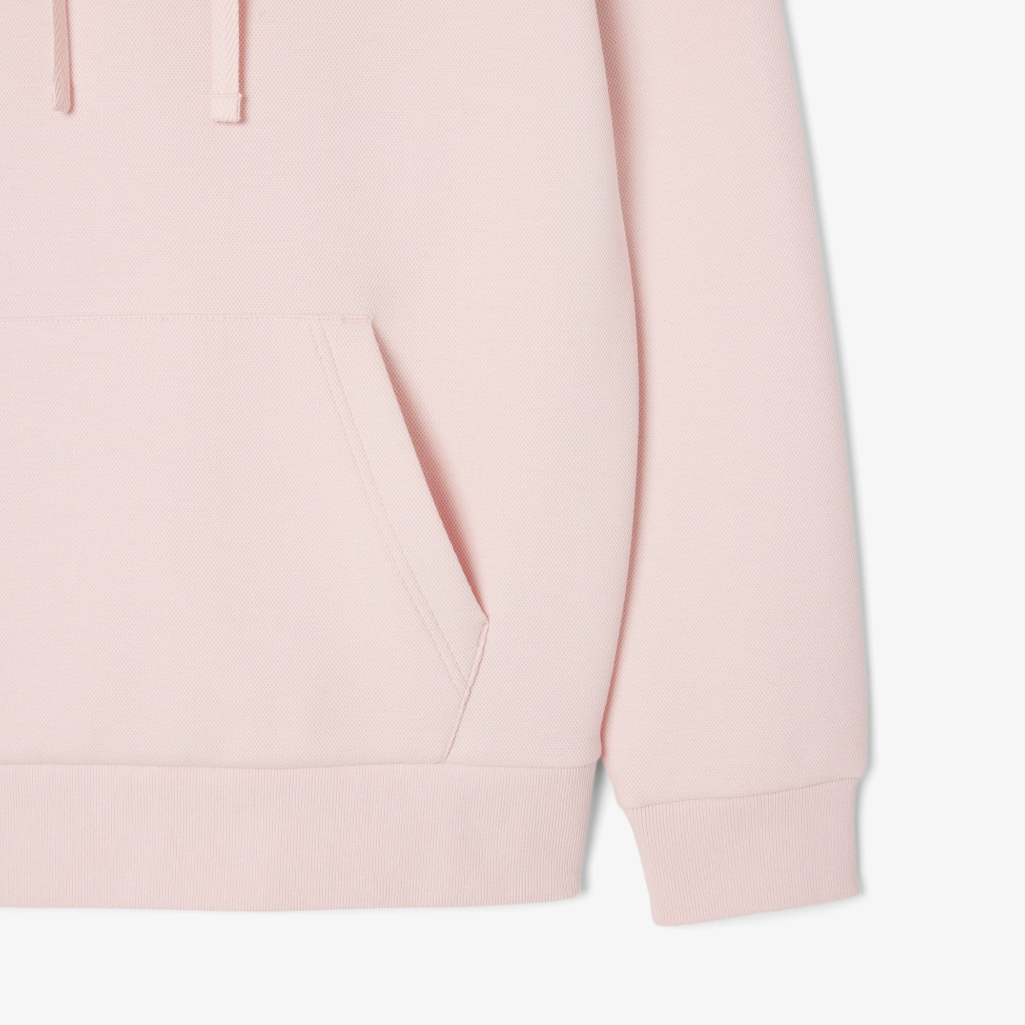 Women's Piqué Hoodie - Light Pink