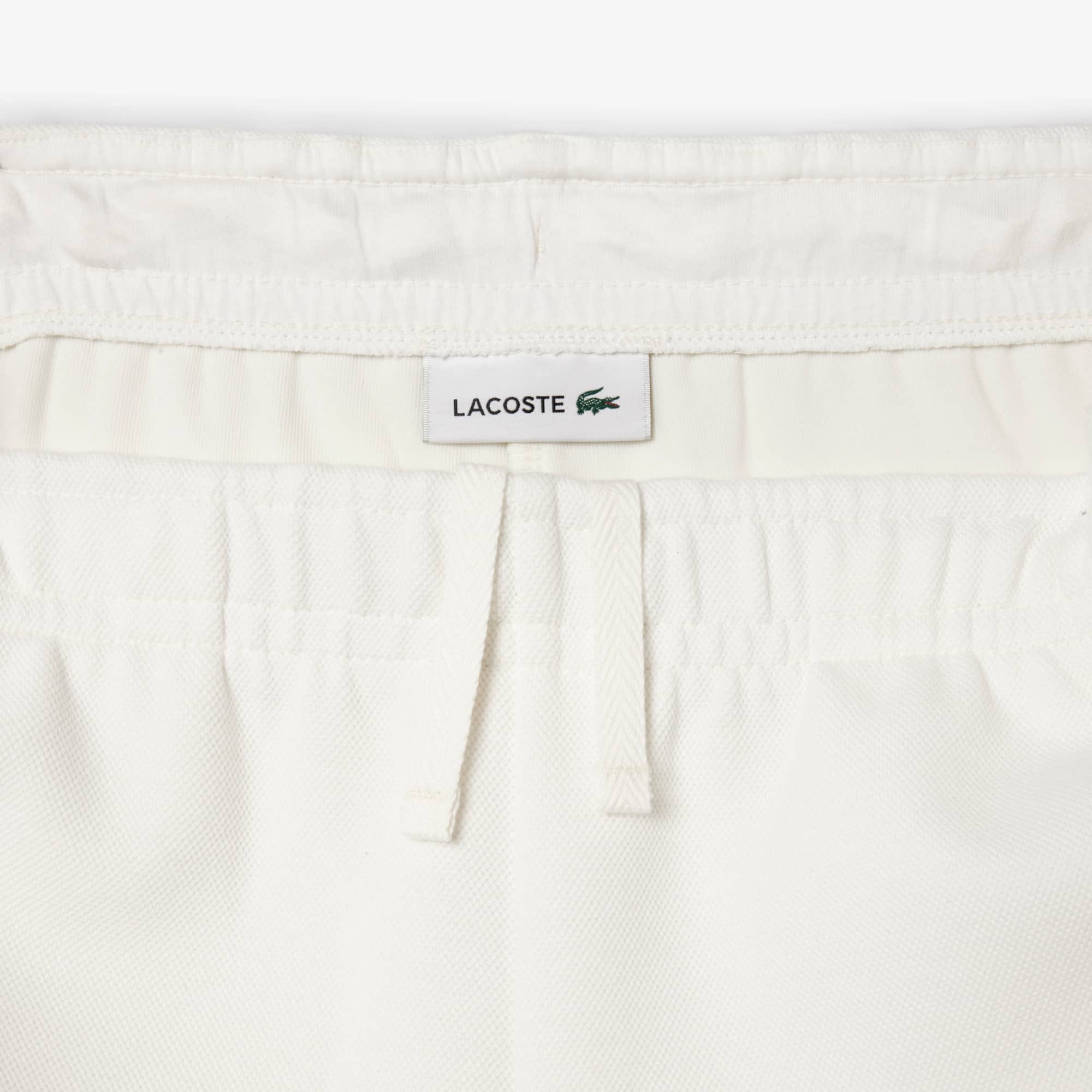 Women's Piqué Sweatpants - White
