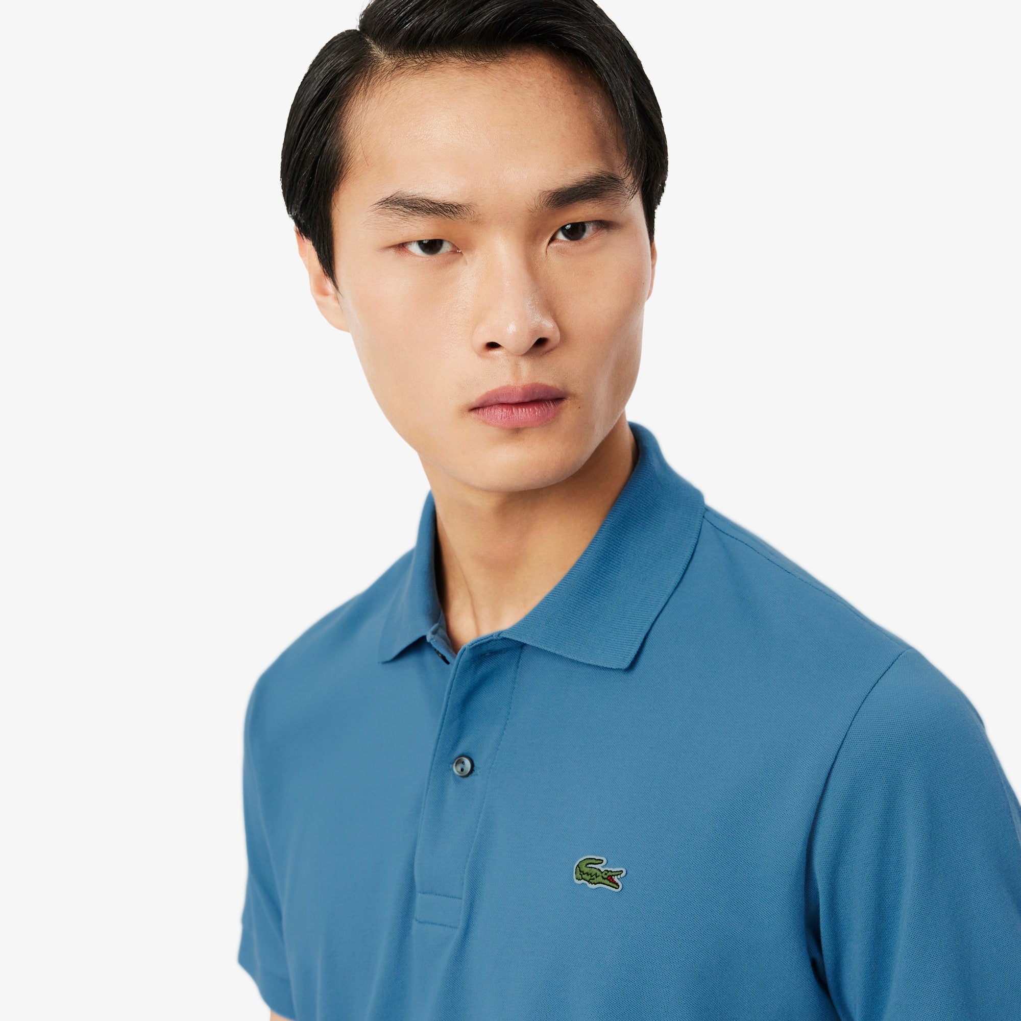 Men's Classic Fit LIGHT Piqué Polo - Bleu