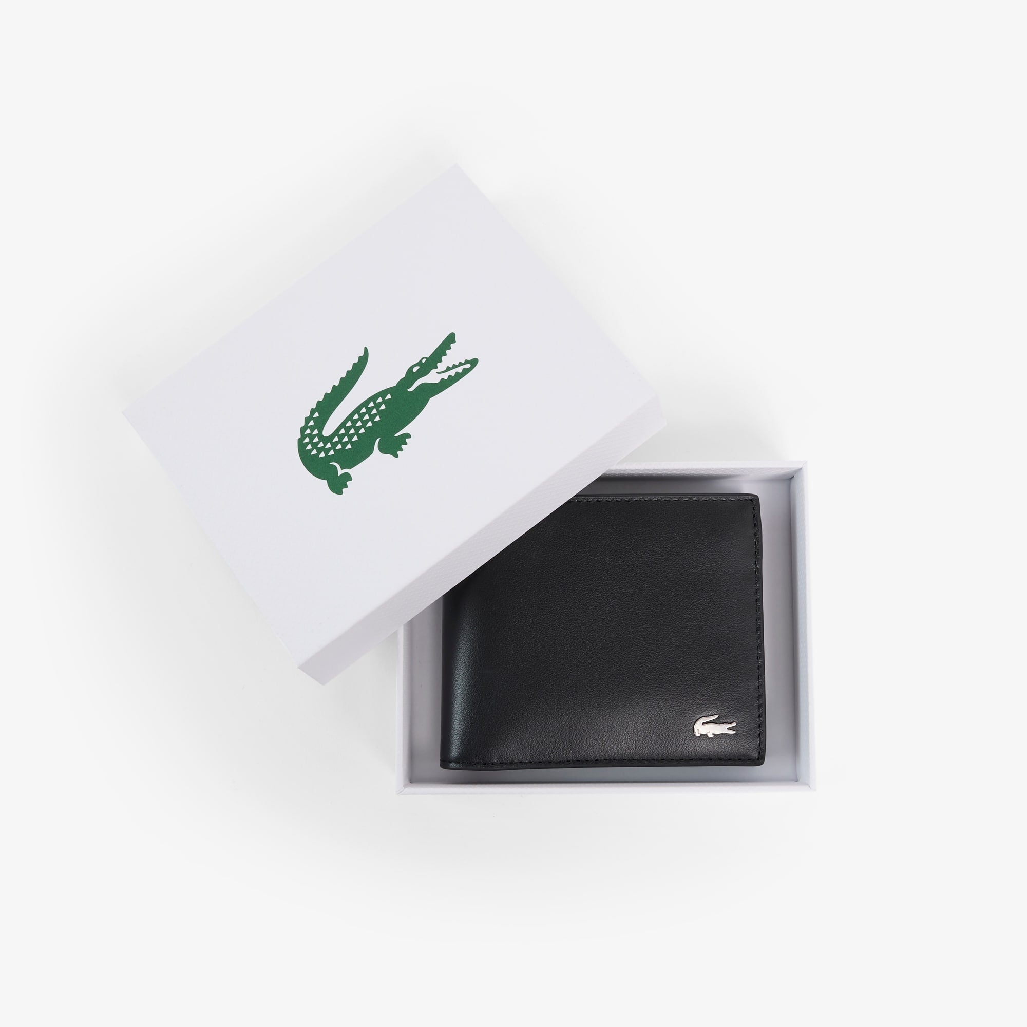 Medium FG Leather Billfold - Black