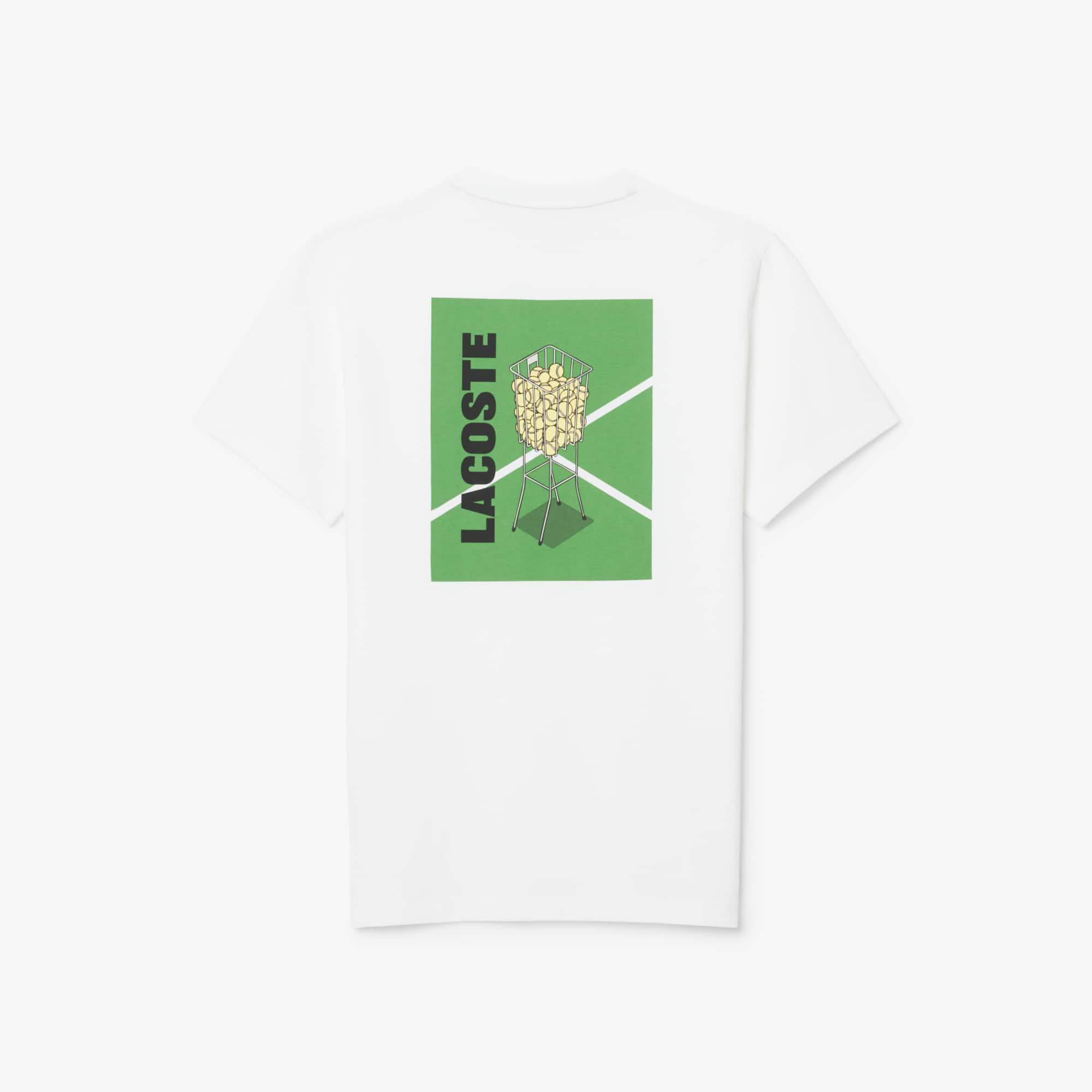 Ultra Dry Printed Tennis T-Shirt - White