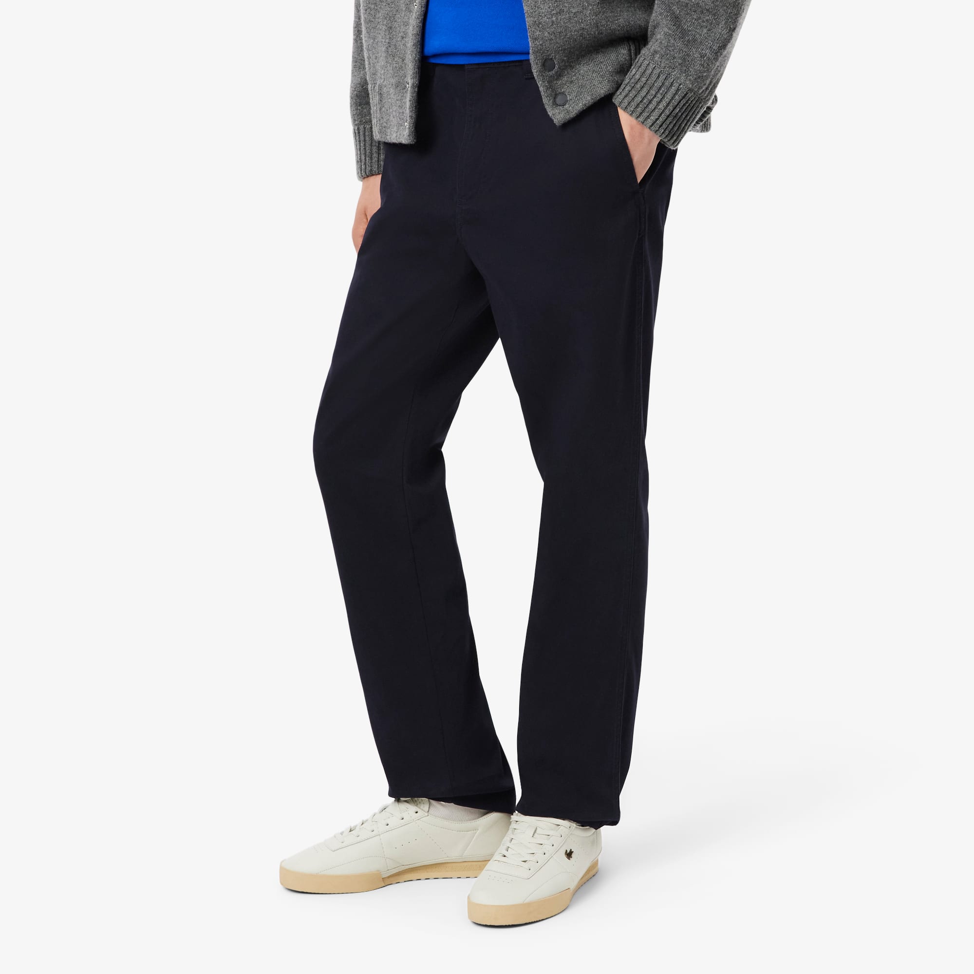 Men's Regular Fit Cotton Chino Pants - Abysm blue