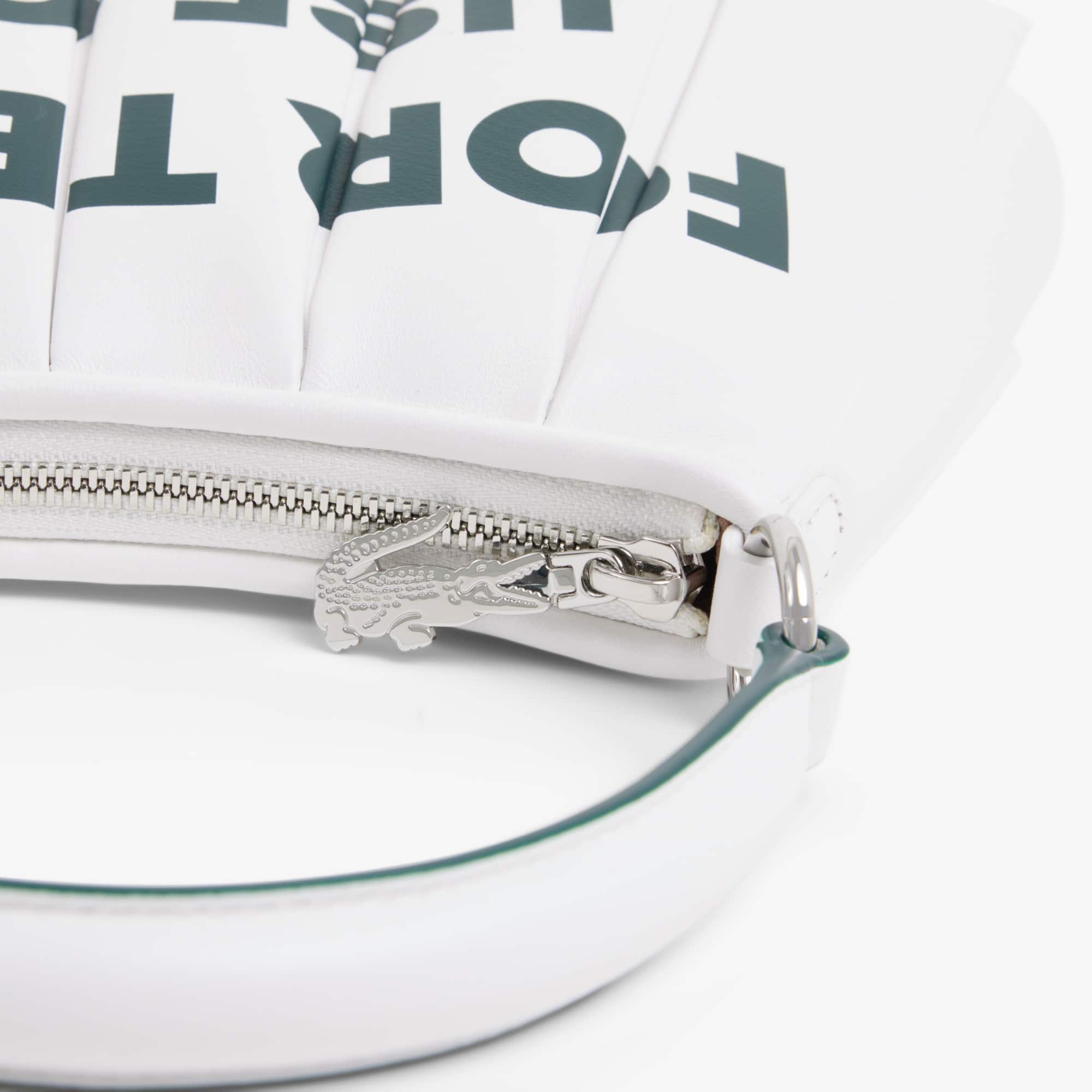 Runway Small Lenglen Printed Leather Bag - WHITE PR