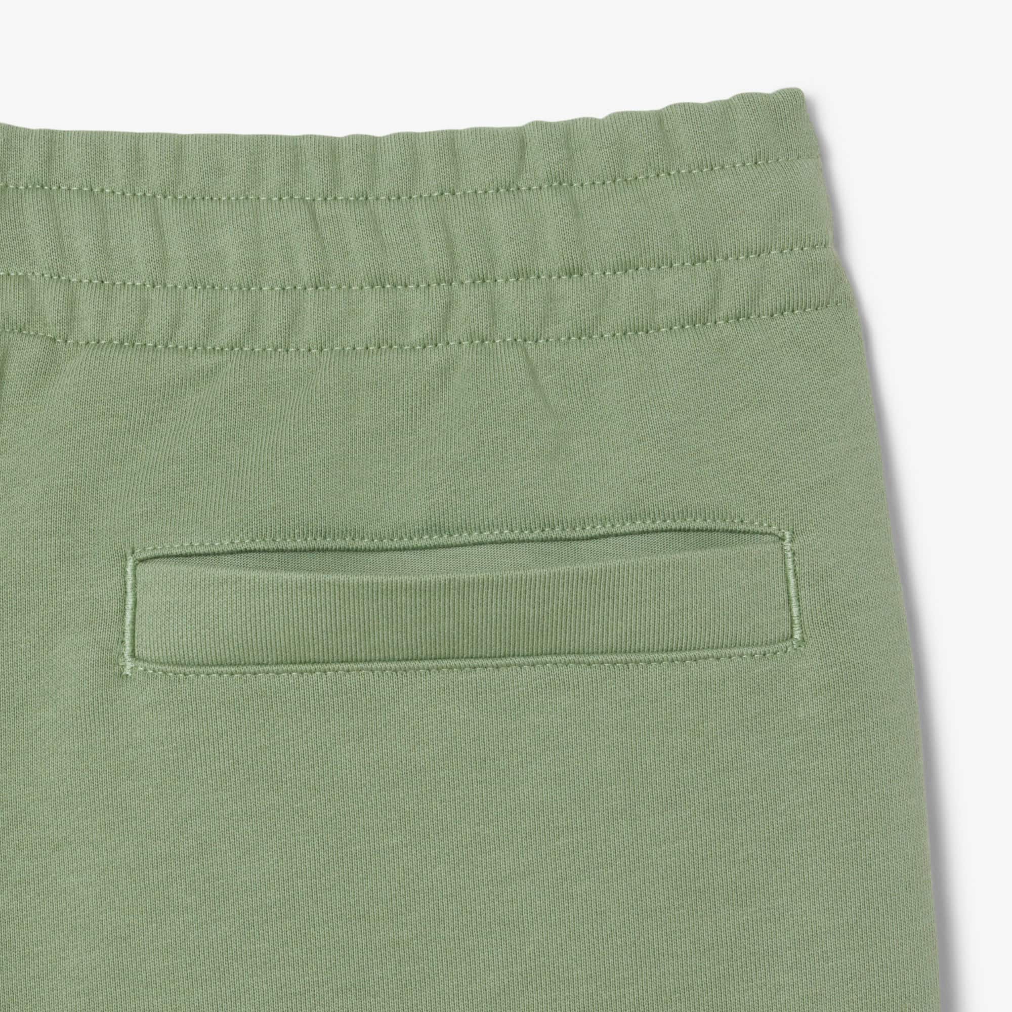 Men's Regular Fit Fleece Shorts - Green
