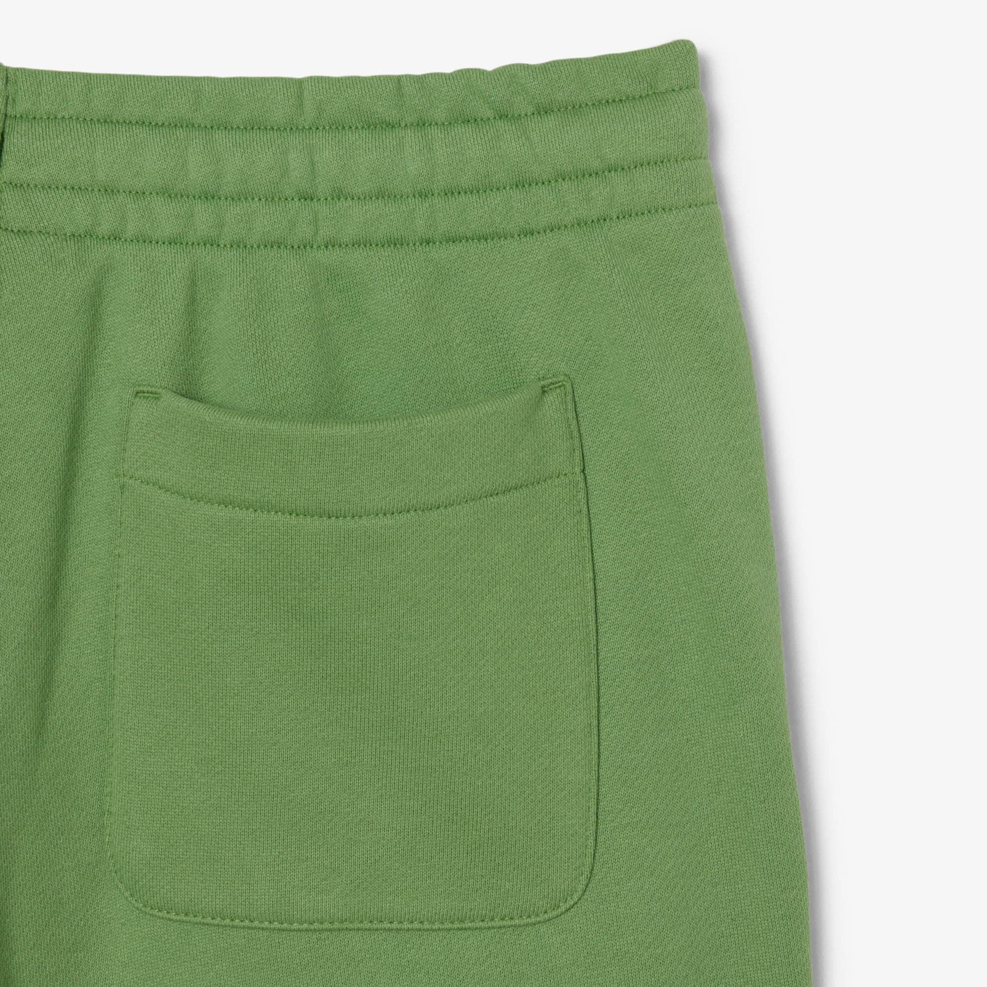 Loose Fit Fleece Joggers - Green