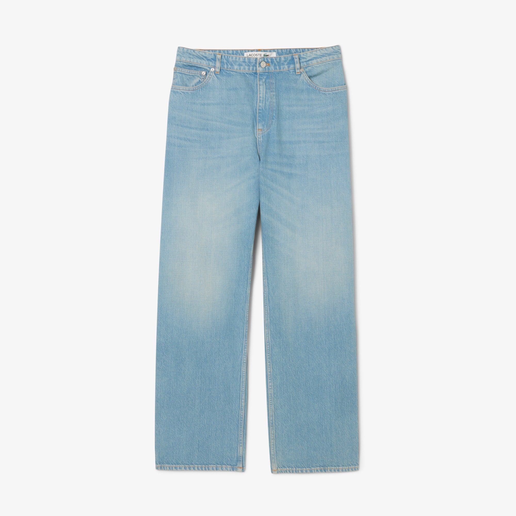 Men's Loose Fit 5-Pocket Denim Jeans - Blue
