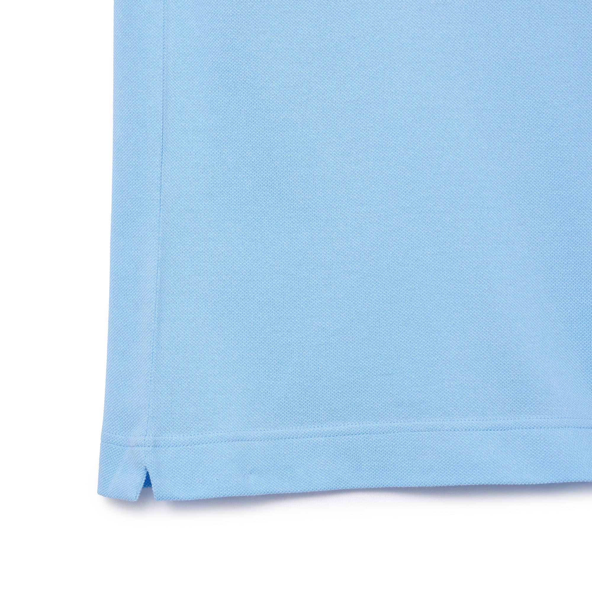 Unisex Classic Fit Signature Print Polo - Pastel blue
