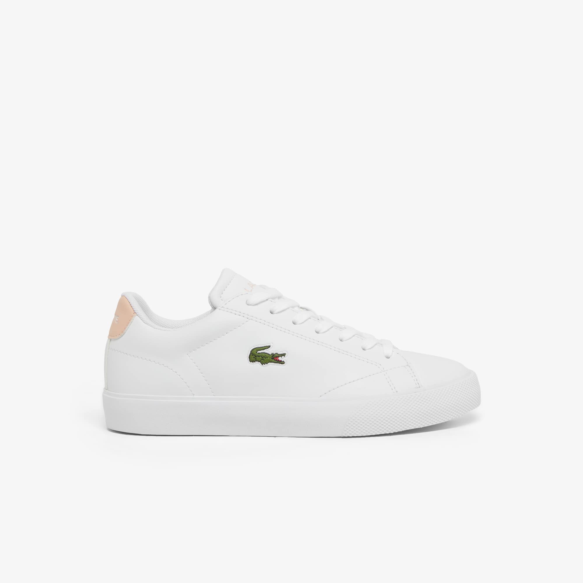 Women's Lerond Set Leather Sneakers - WHT/LT PINK