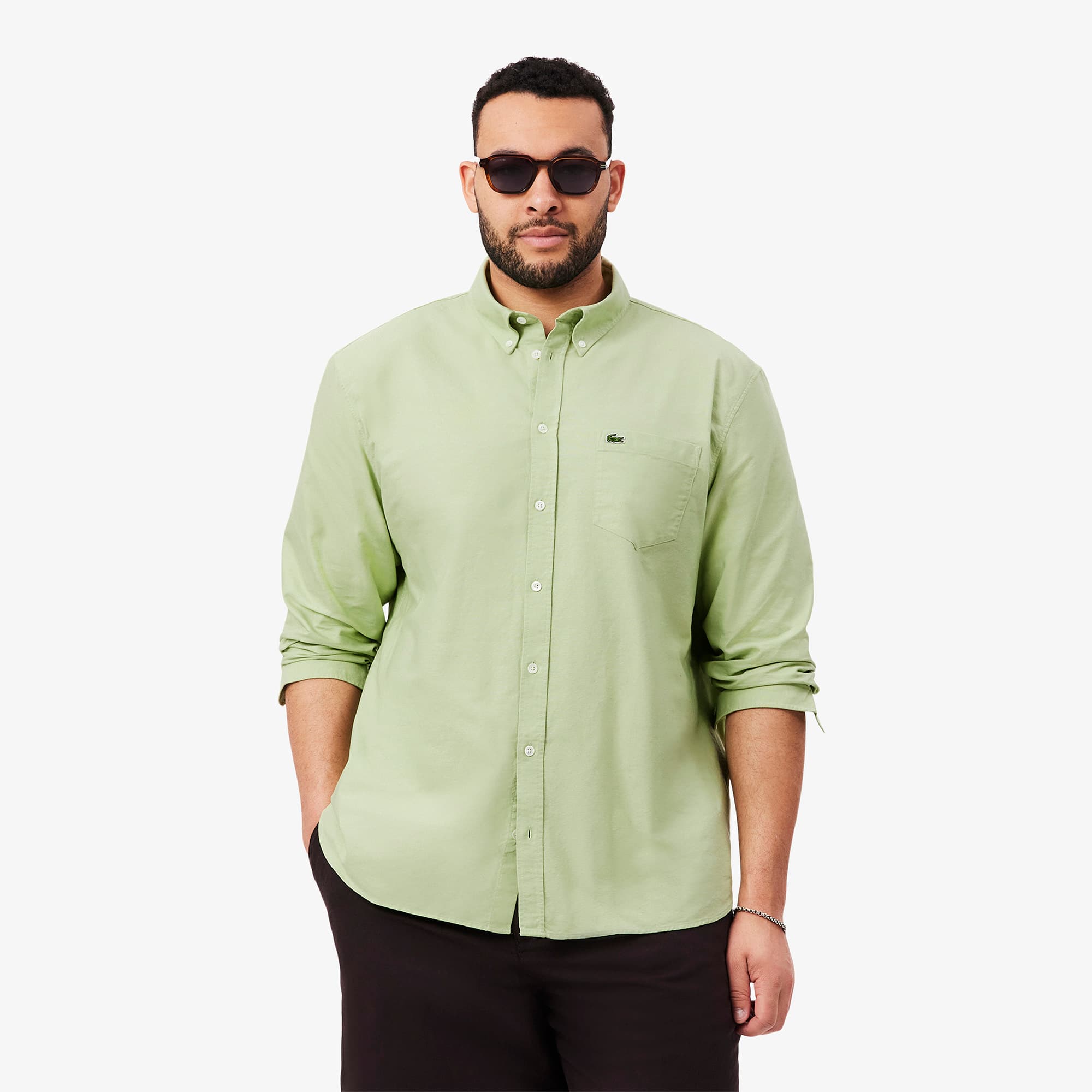 Men's Regular Fit Oxford Shirt - Vert